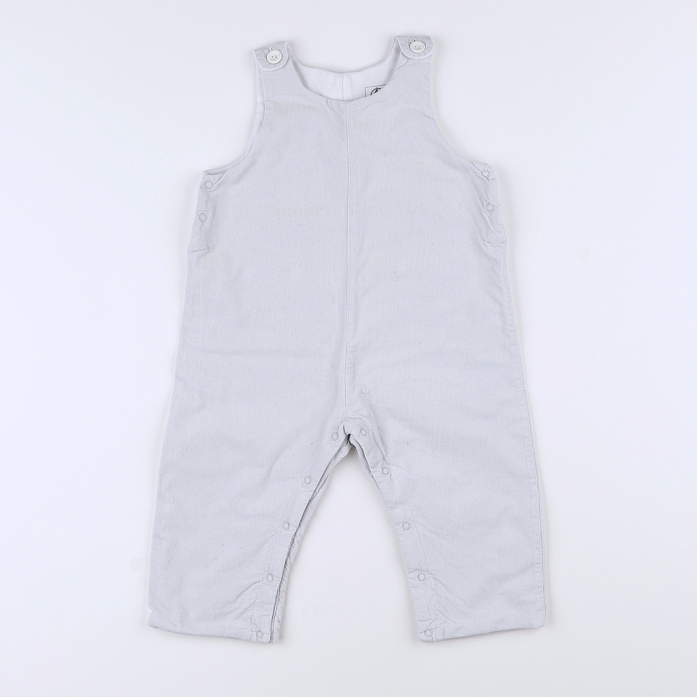 Petit Bateau - combinaison gris - 12 mois