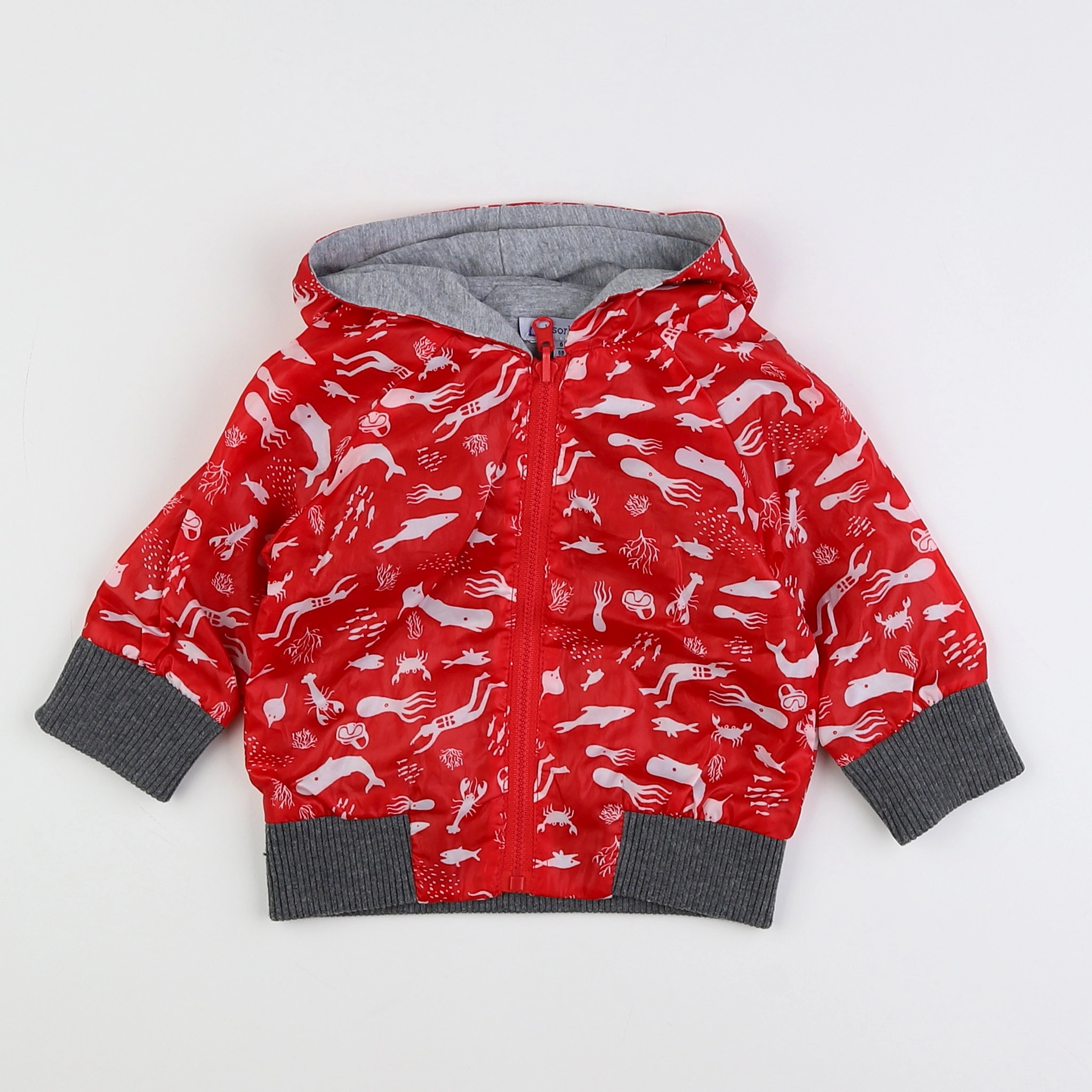 Absorba - veste rouge - 6 mois