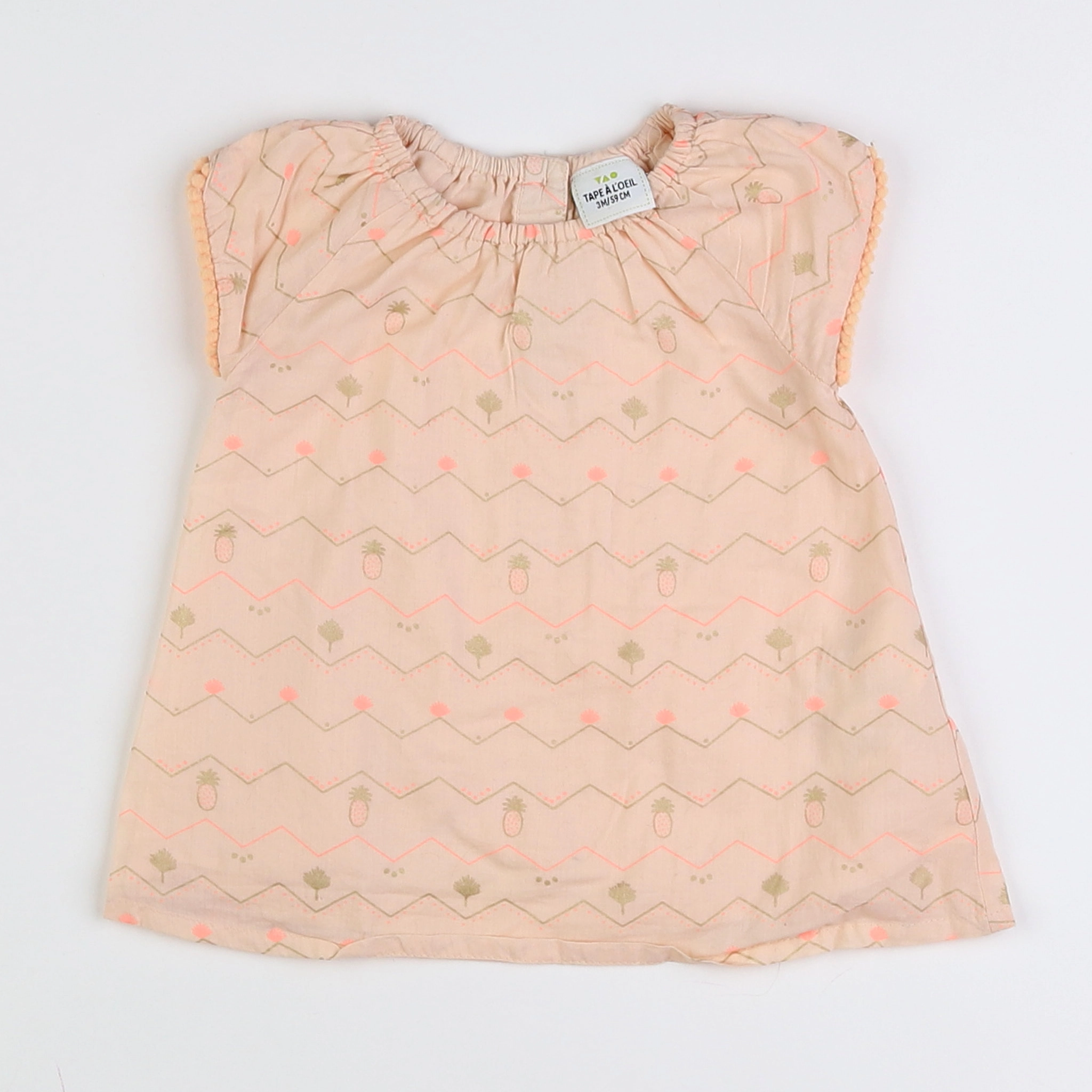 Tape à l'oeil - robe rose - 3 mois