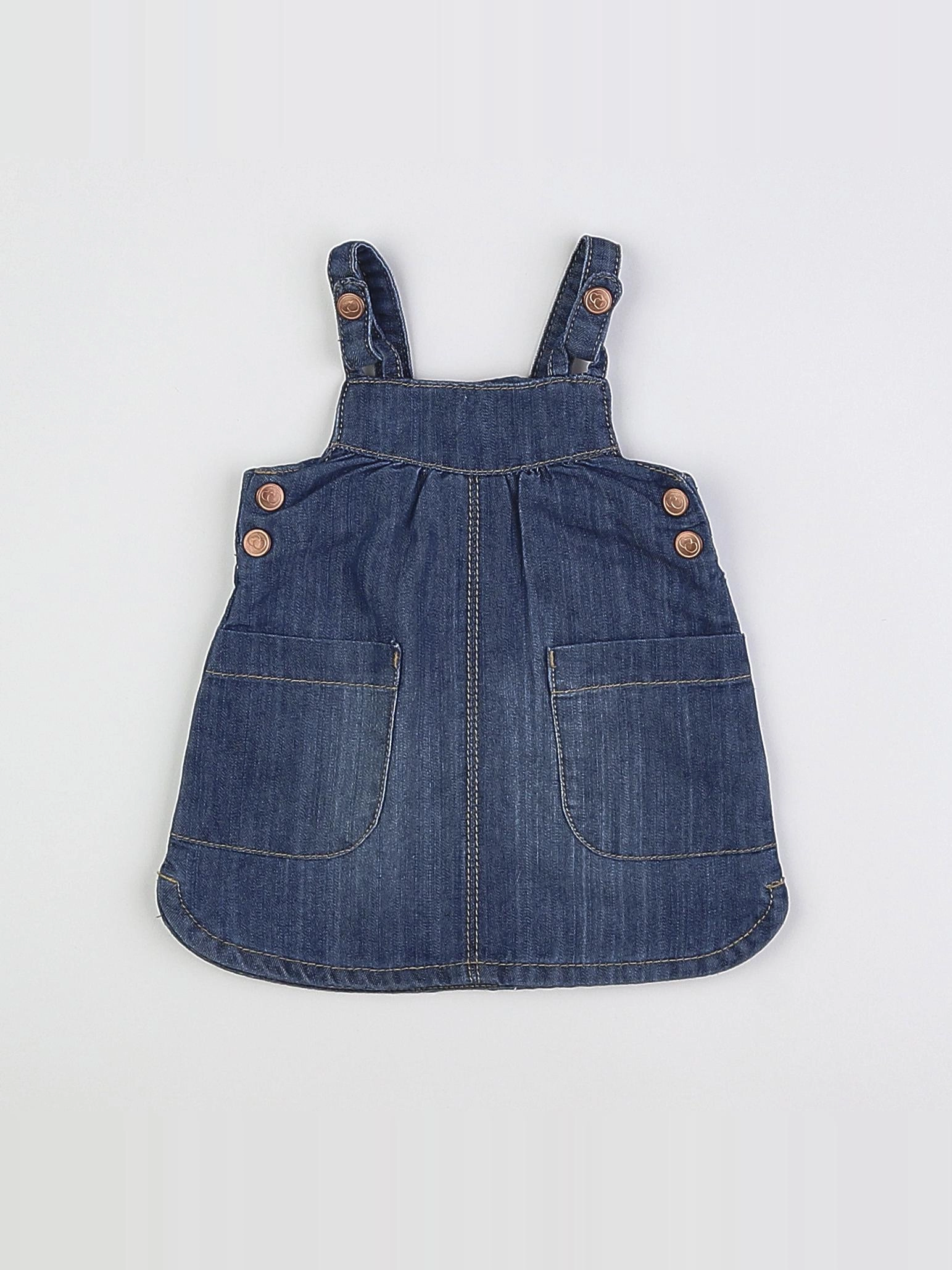 Tape à l'oeil - robe bleu - 3 mois