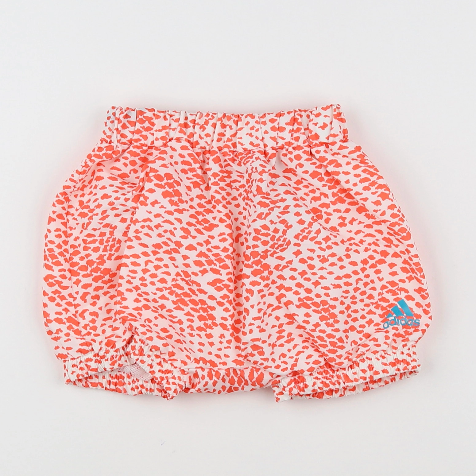 Adidas - short rose, blanc - 6/9 mois