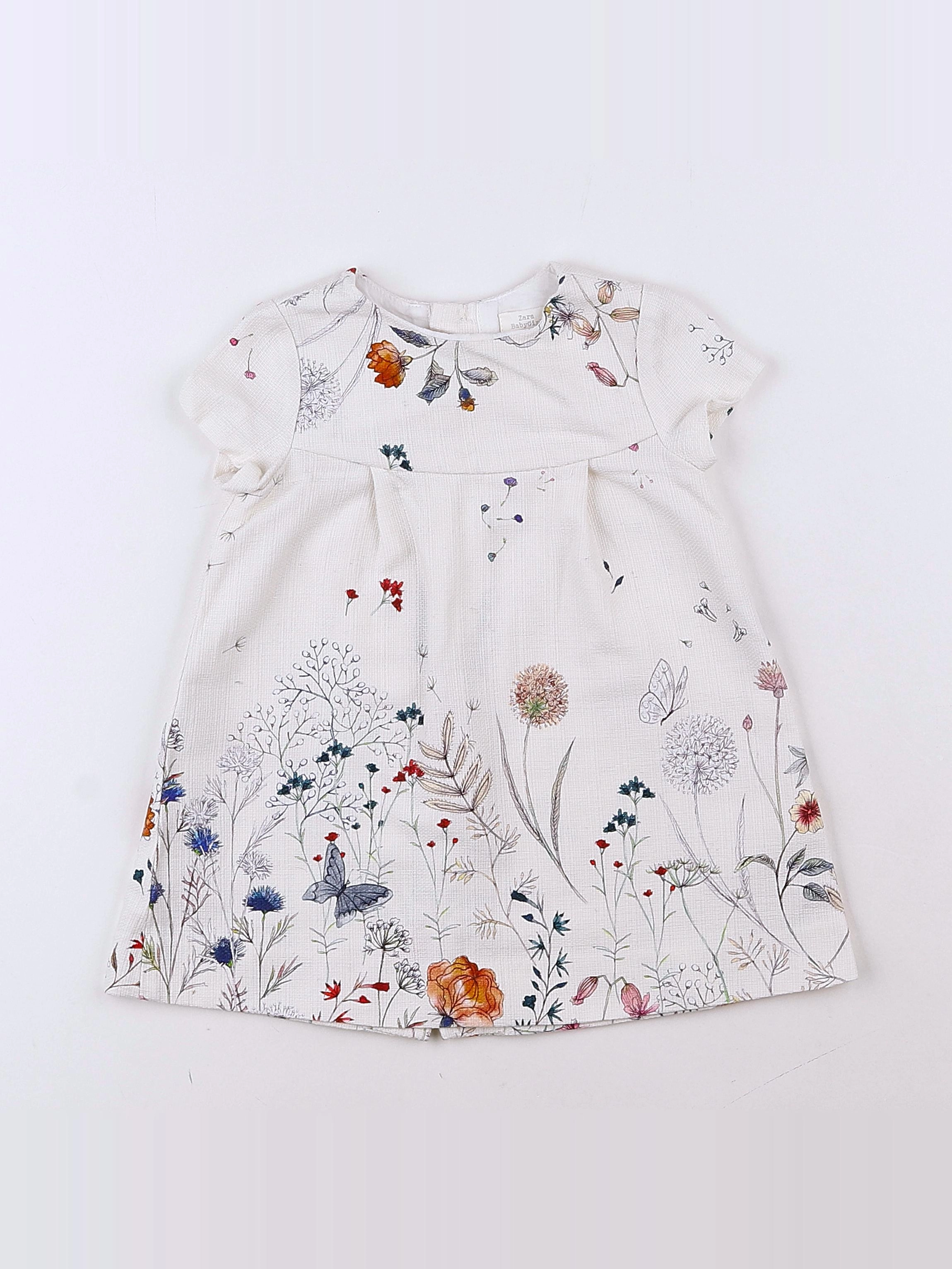 Zara - robe multicolore - 12/18 mois