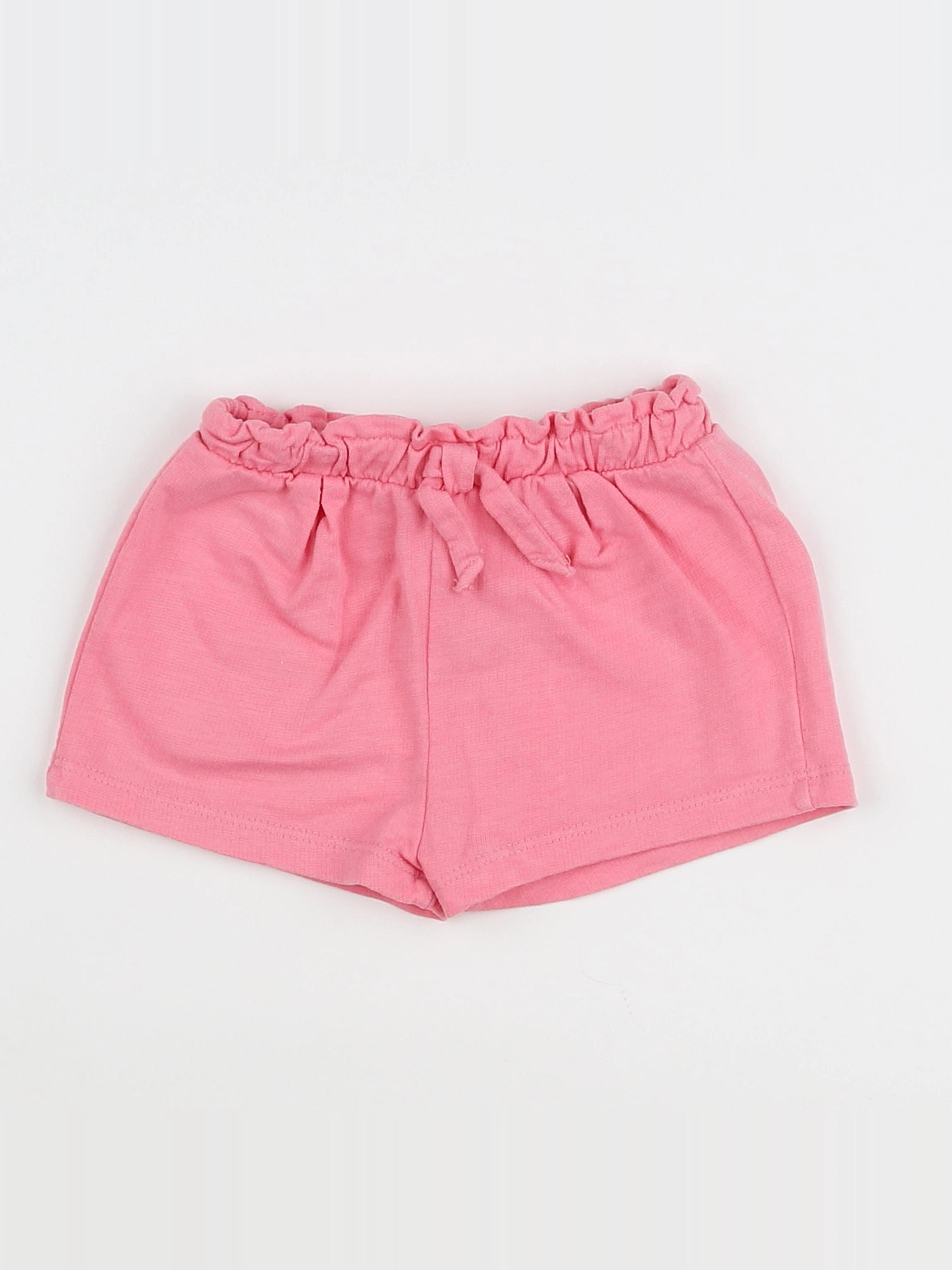 Zara - short rose - 1/3 mois
