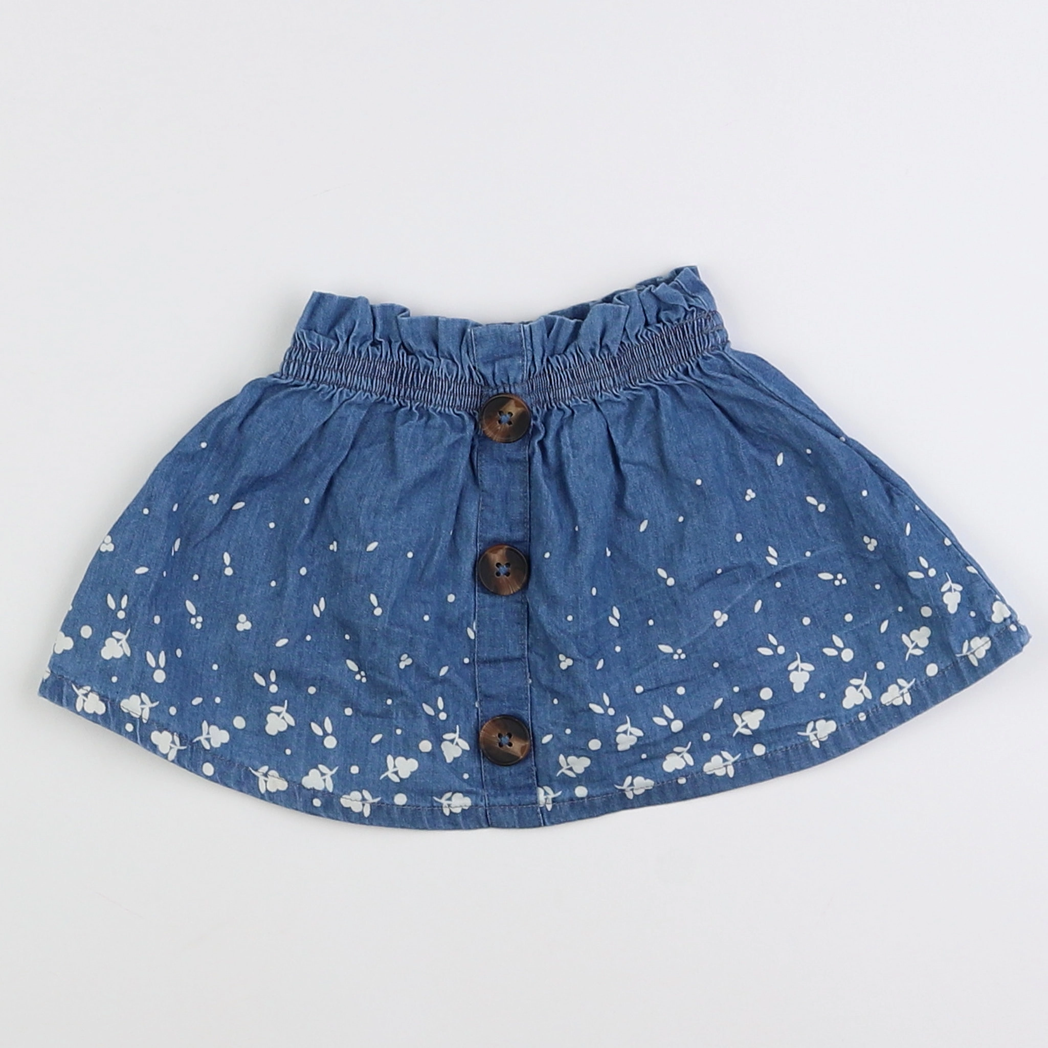 Vertbaudet - jupe bleu - 2 ans