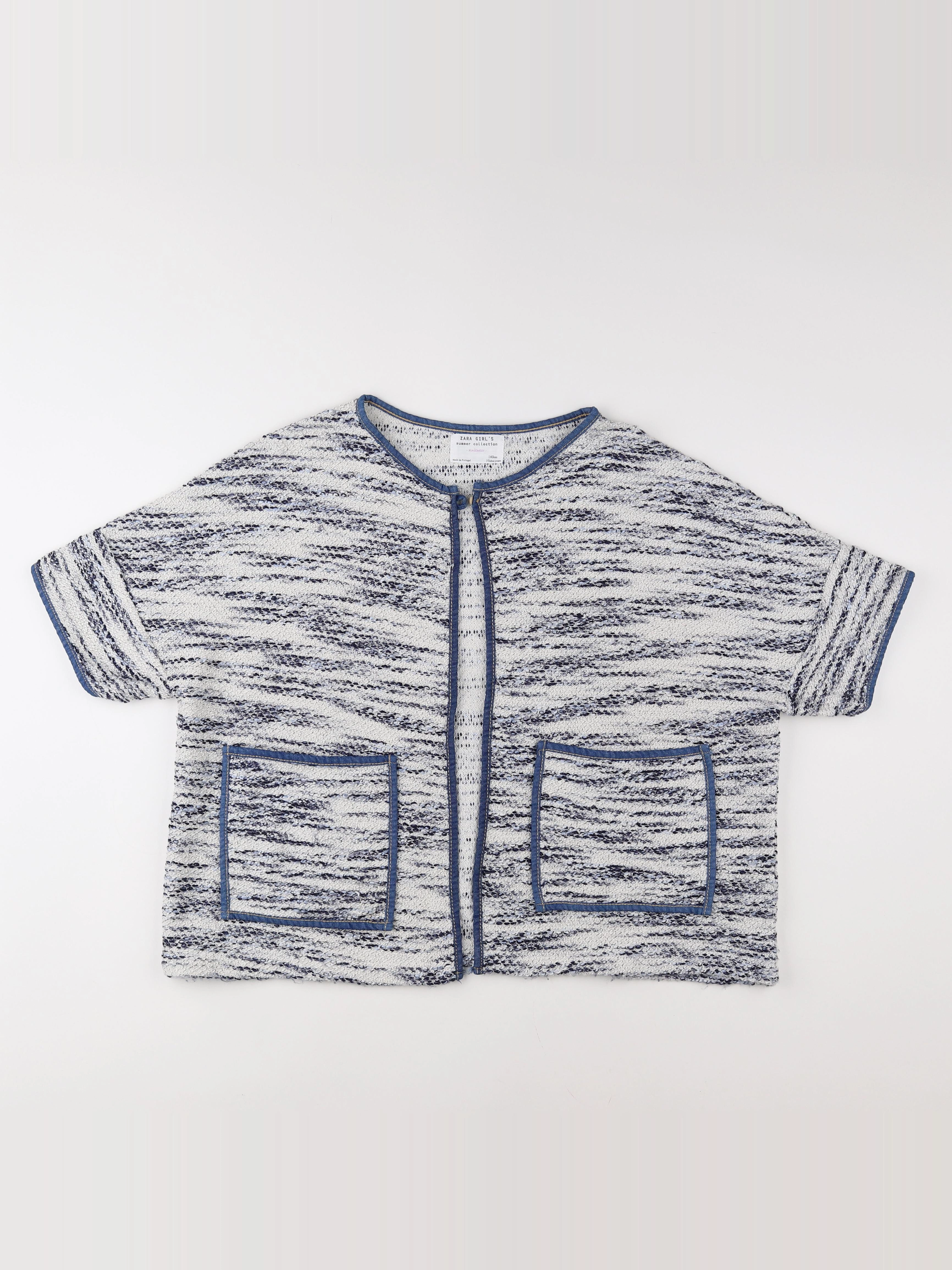 Zara - gilet gris - 10 ans