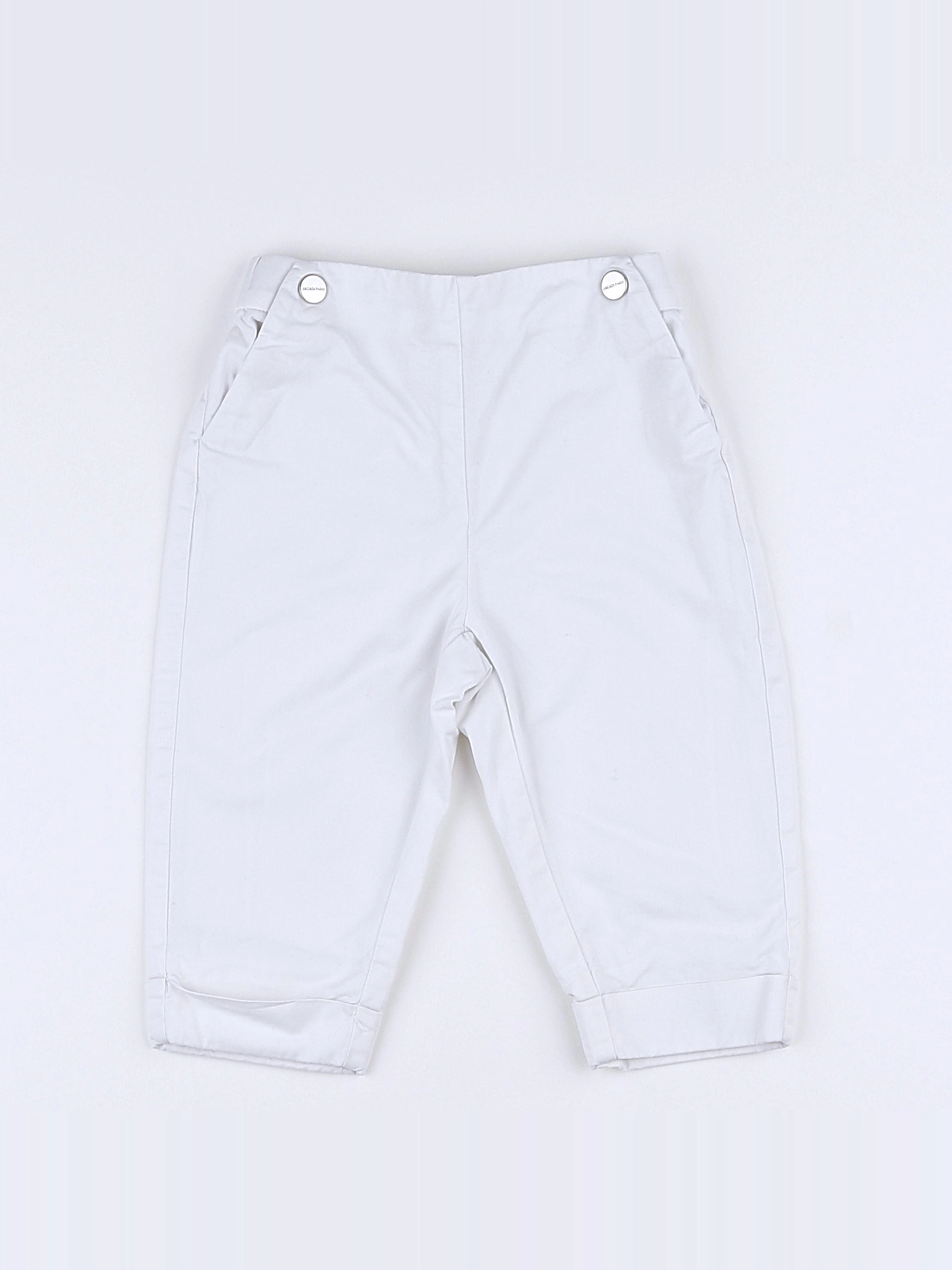 Jacadi - pantalon blanc - 12 mois