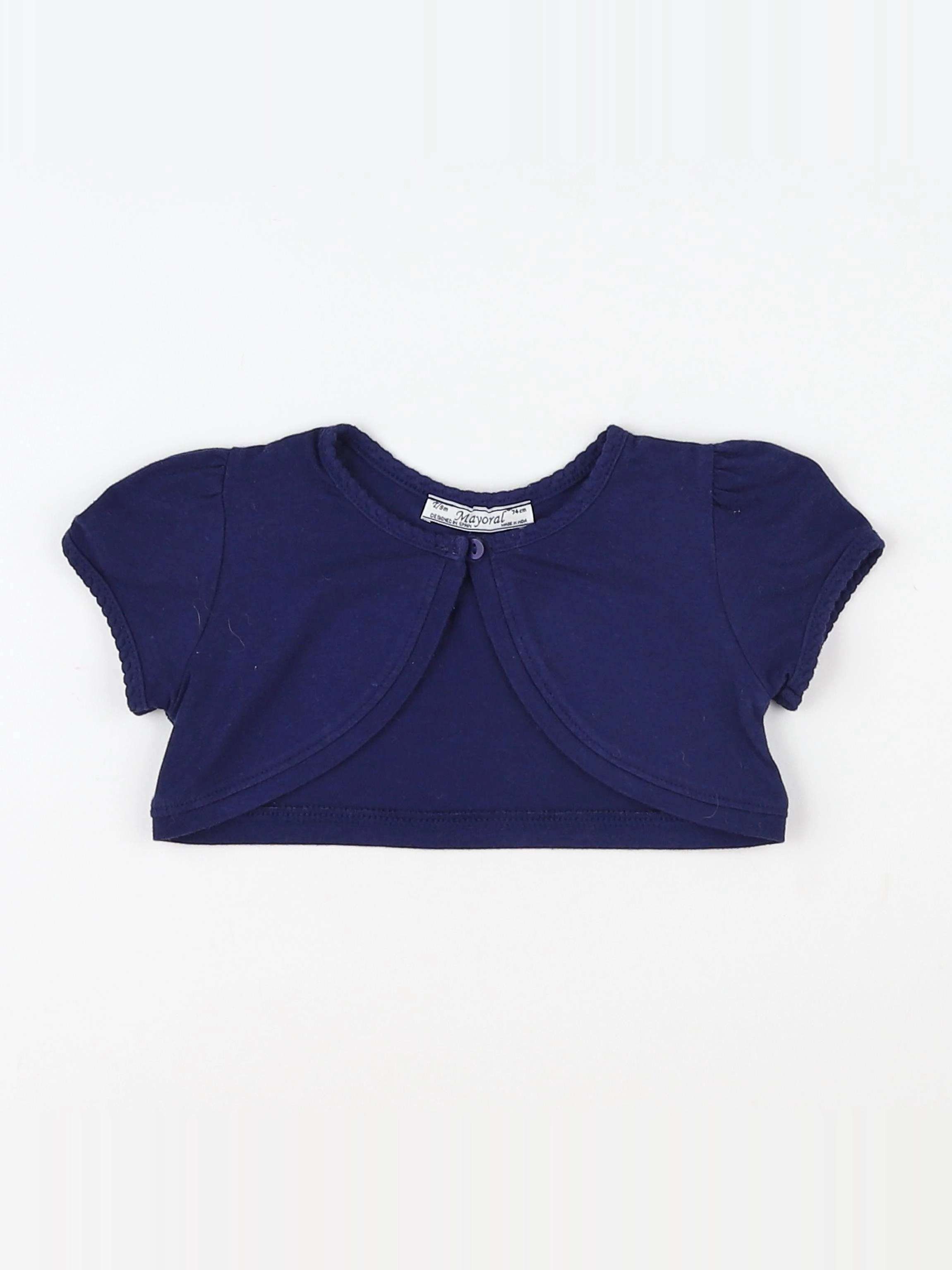 Mayoral - gilet bleu - 9 mois