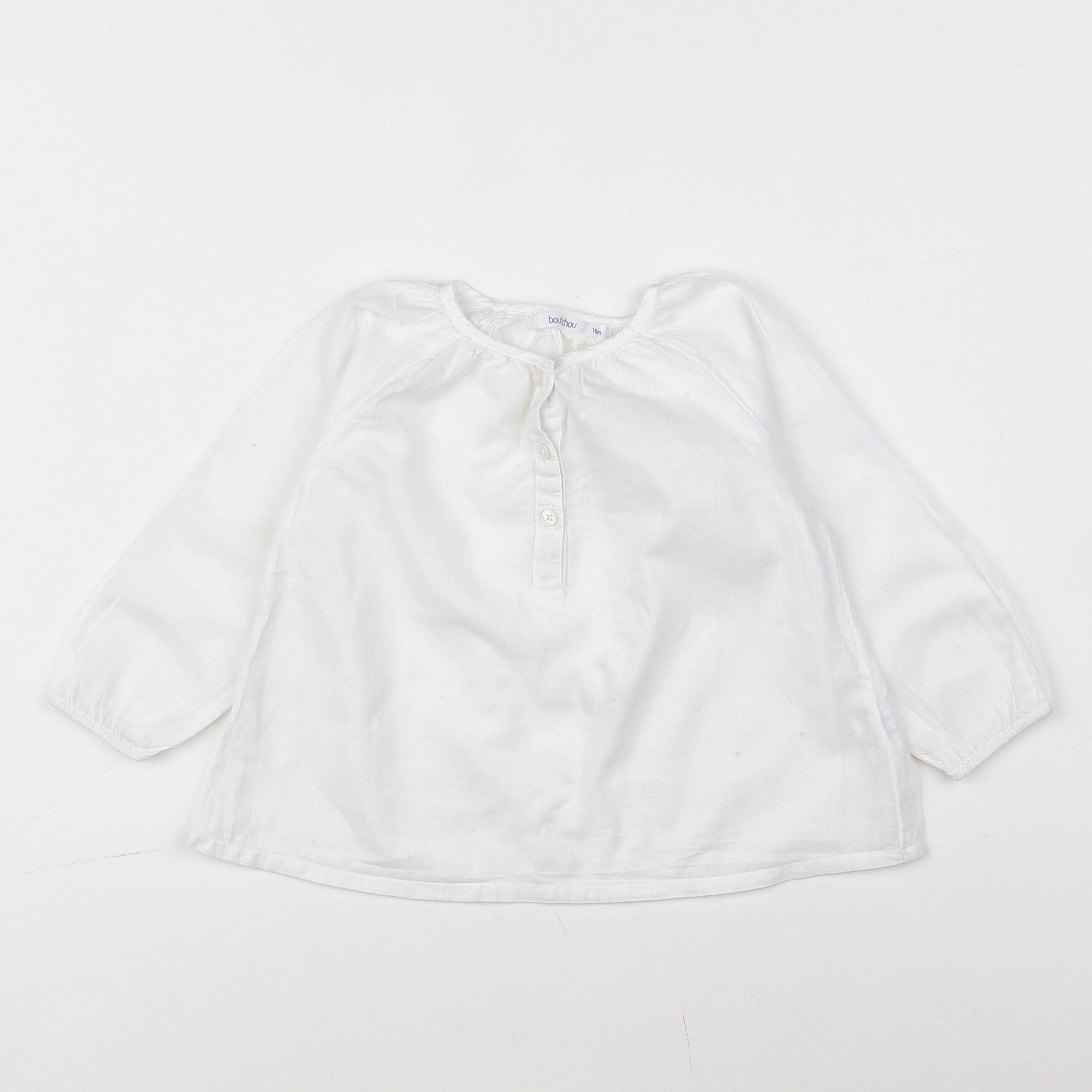 Boutchou - blouse blanc - 18 mois