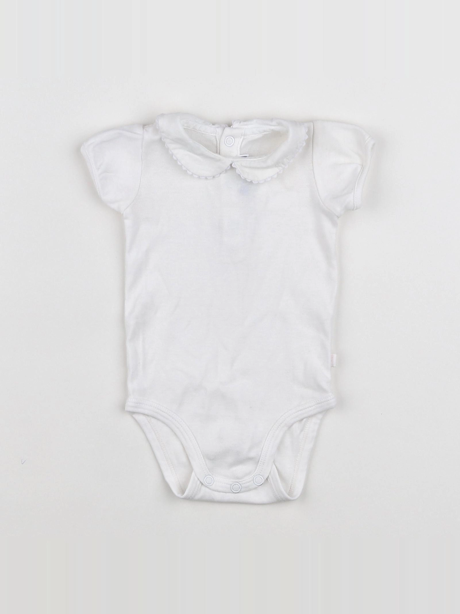 Jacadi - body vetement blanc - 3 mois