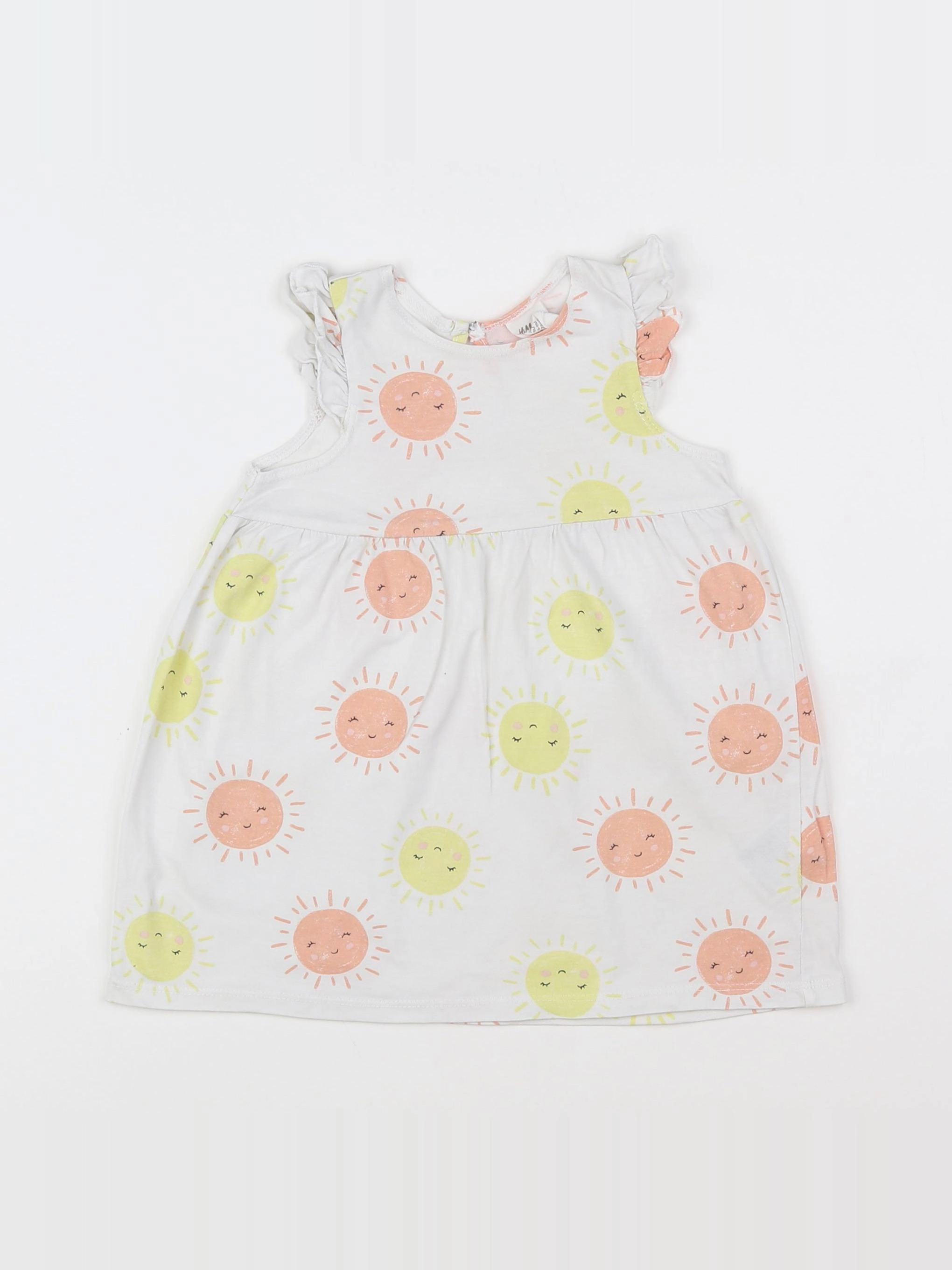 H&M - robe beige - 9 mois