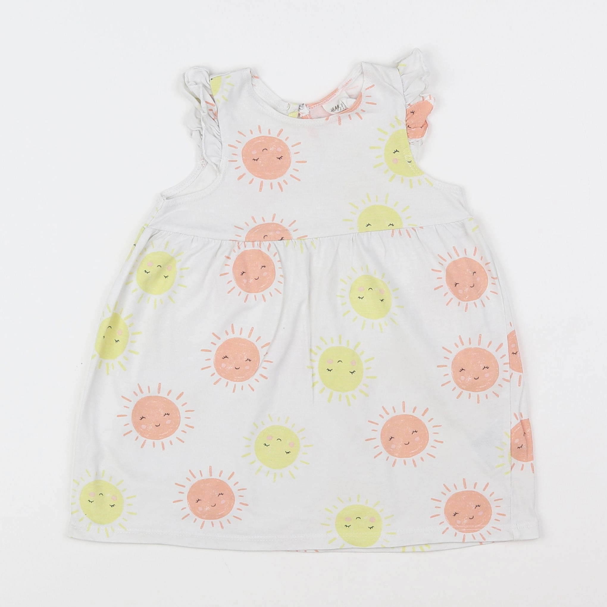 H&M - robe beige - 9 mois