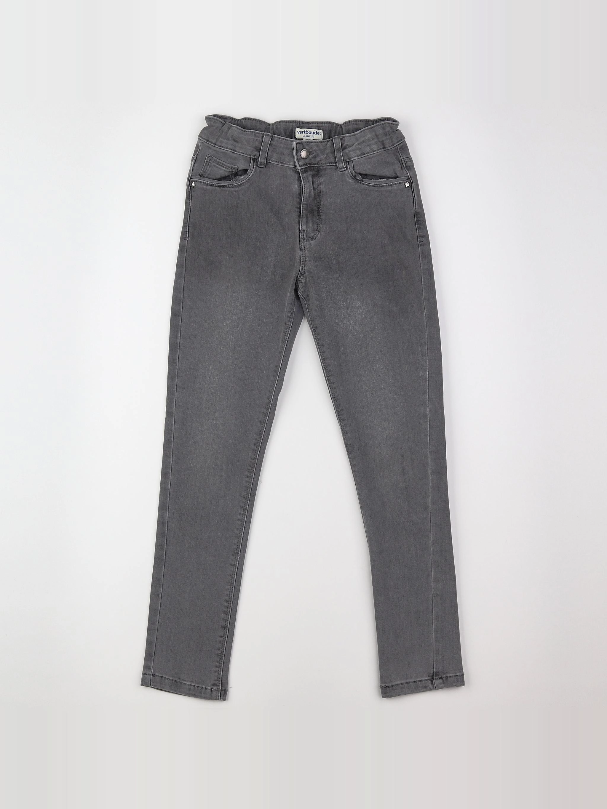 Vertbaudet - jean gris - 9 ans