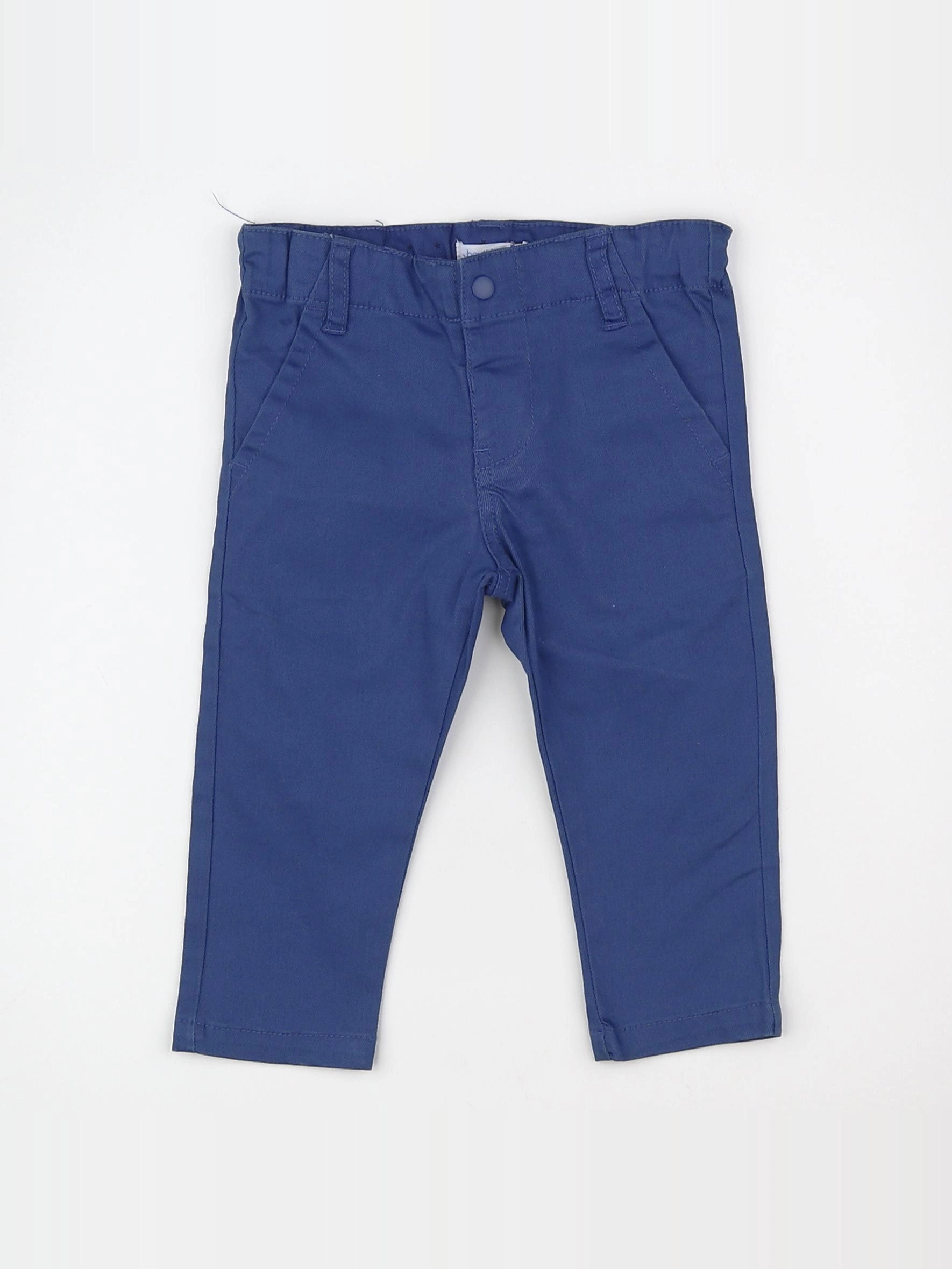 Boutchou - pantalon bleu (état neuf) - 6 mois