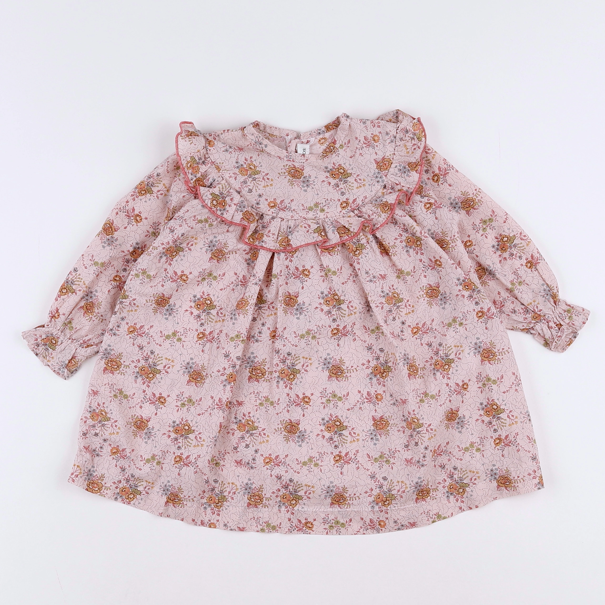 Lola Palacios - robe rose - 12 mois