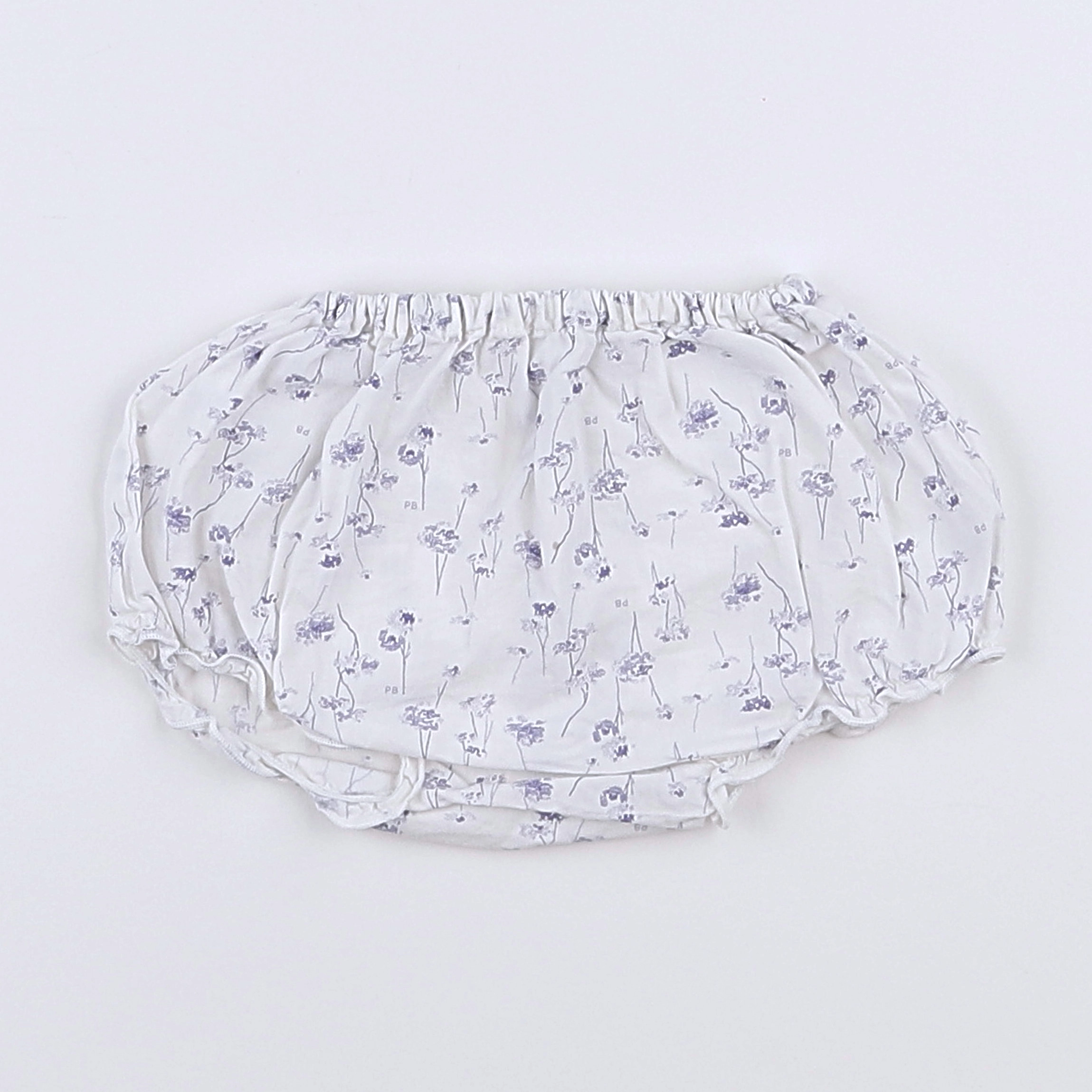 Petit Bateau - bloomer blanc - 3 mois