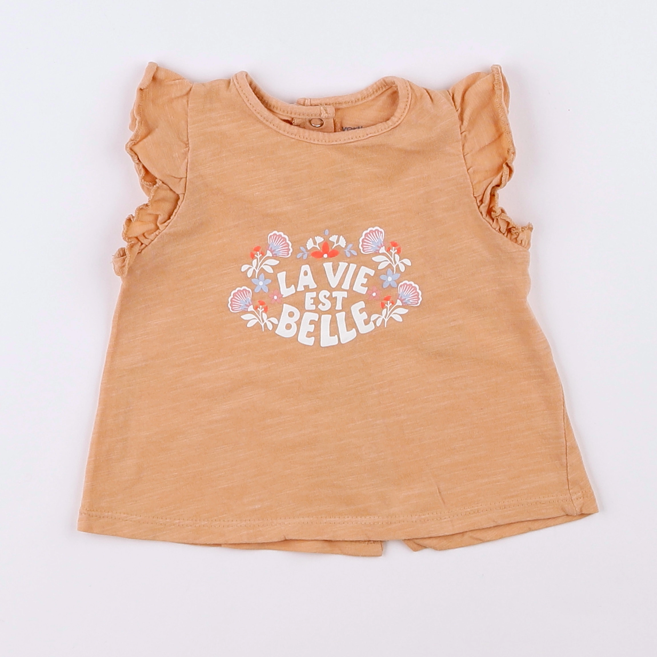 Vertbaudet - tee-shirt rose - 3 mois