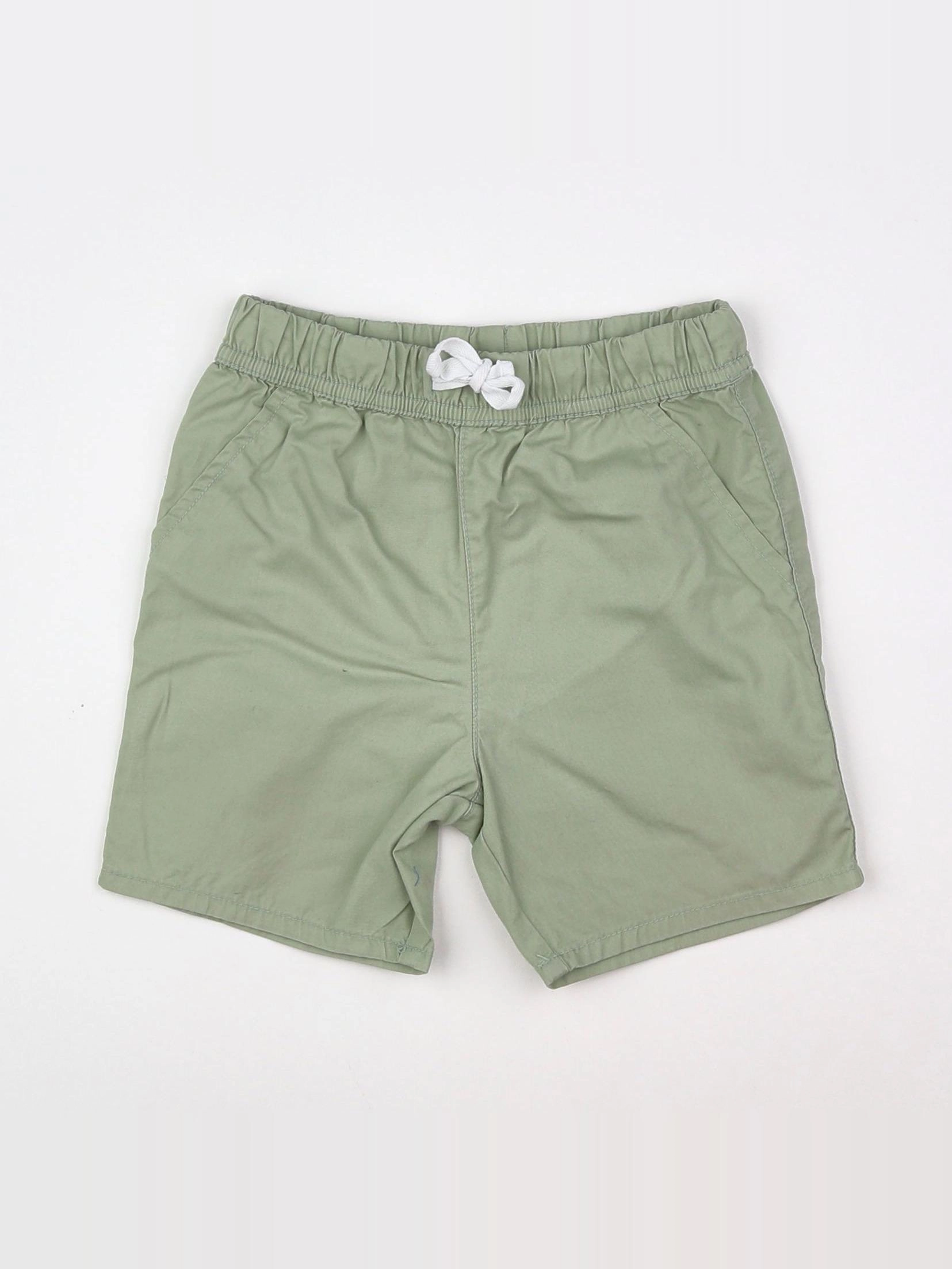 H&M - short vert - 9/12 mois