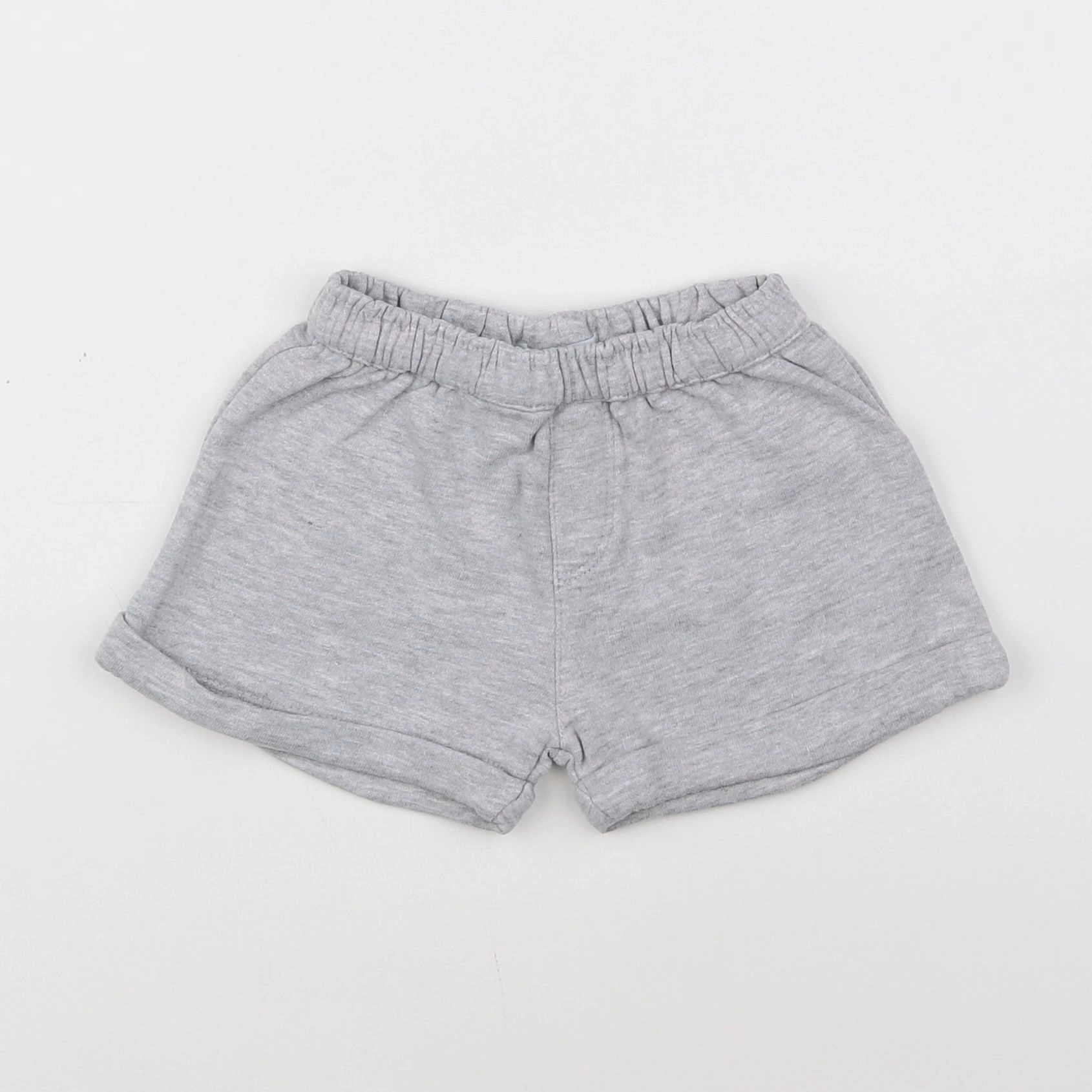 Vertbaudet - short gris - 9 mois
