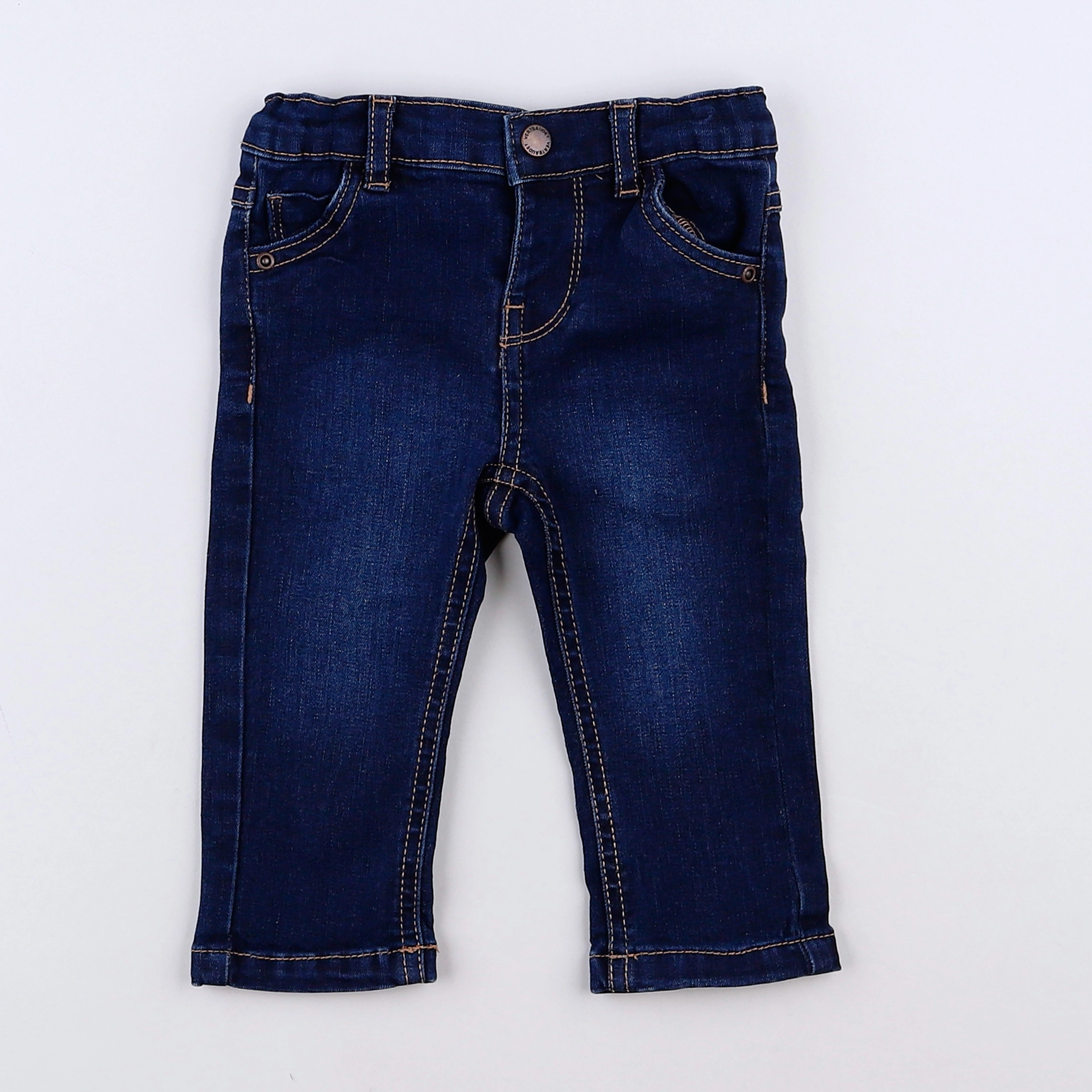 Vertbaudet - jean bleu - 9 mois