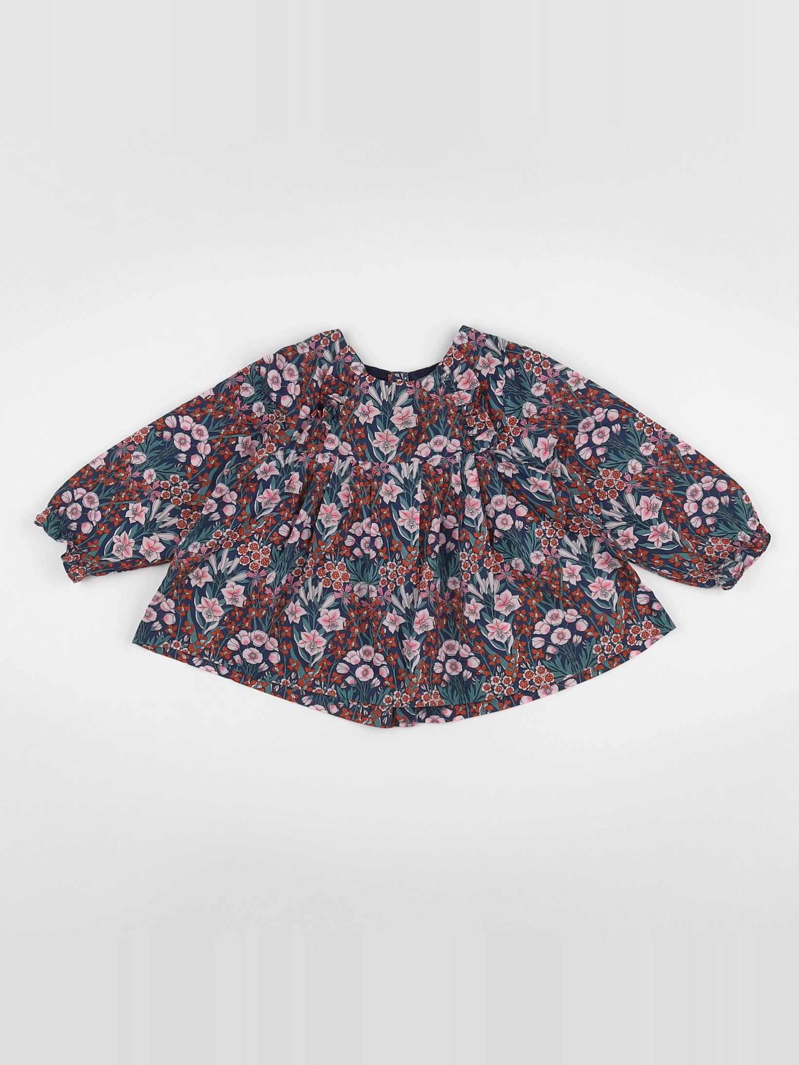 Jacadi - blouse multicolore - 12 mois