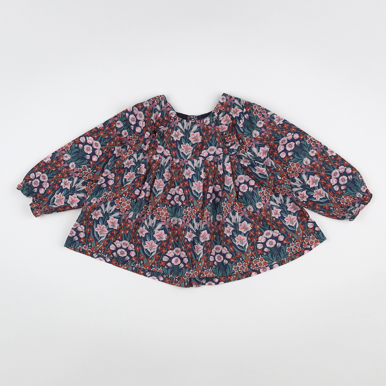 Jacadi - blouse multicolore - 12 mois