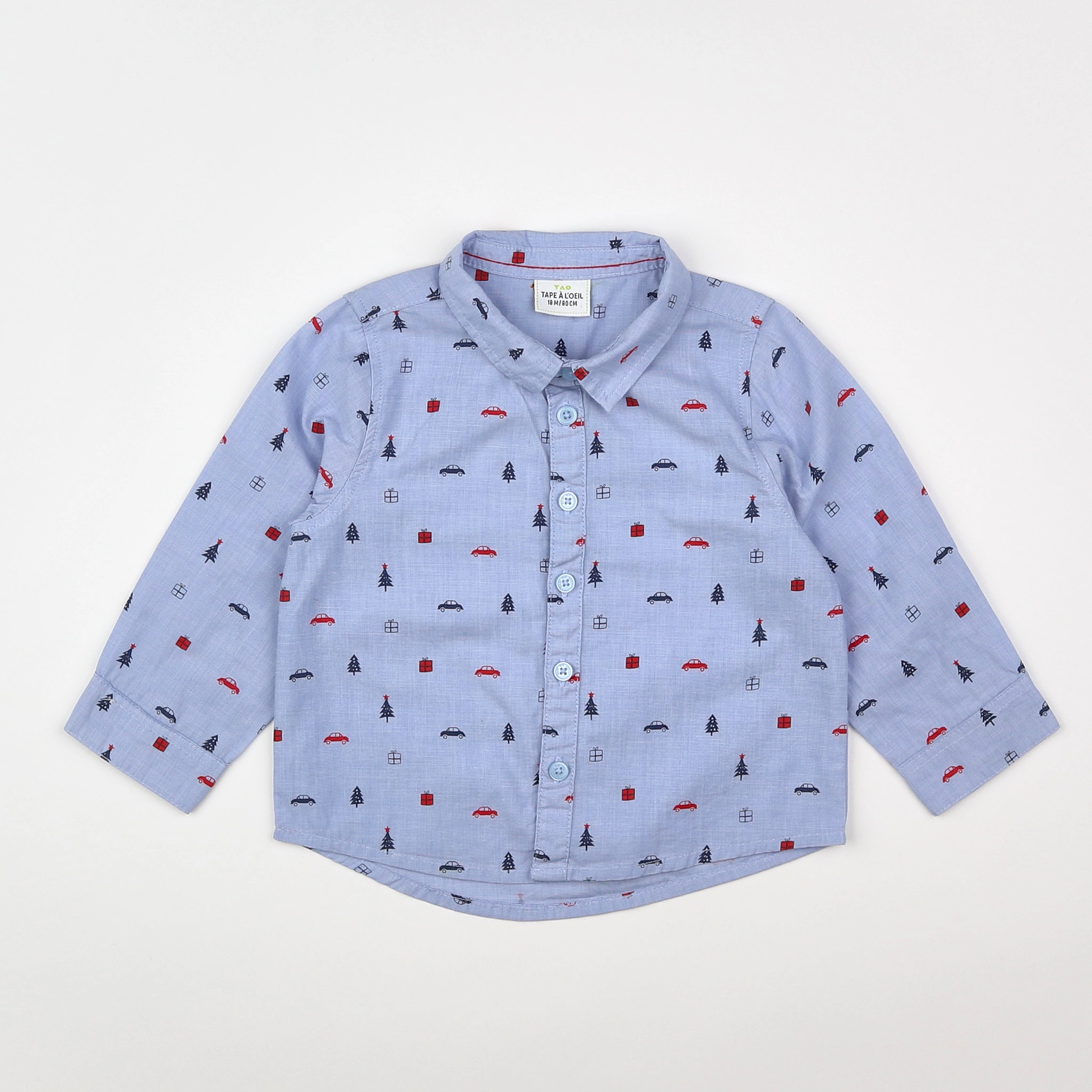 Tape à l'oeil - chemise bleu, multicolore - 18 mois
