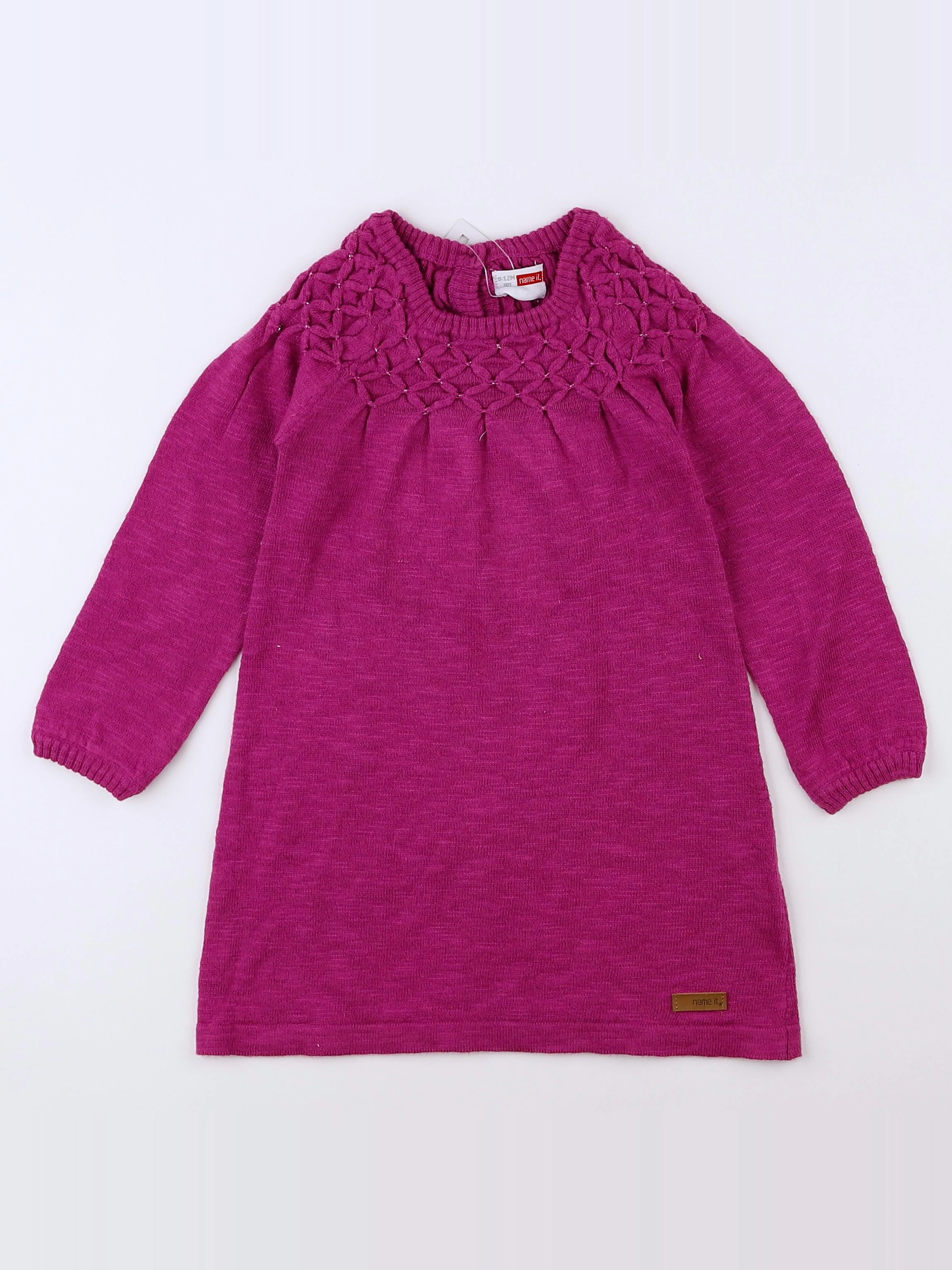 Name it - robe violet (état neuf) - 9/12 mois