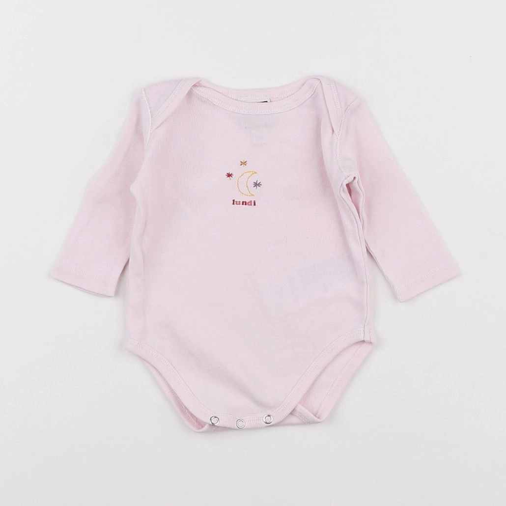 Bonton - body rose - 1 mois