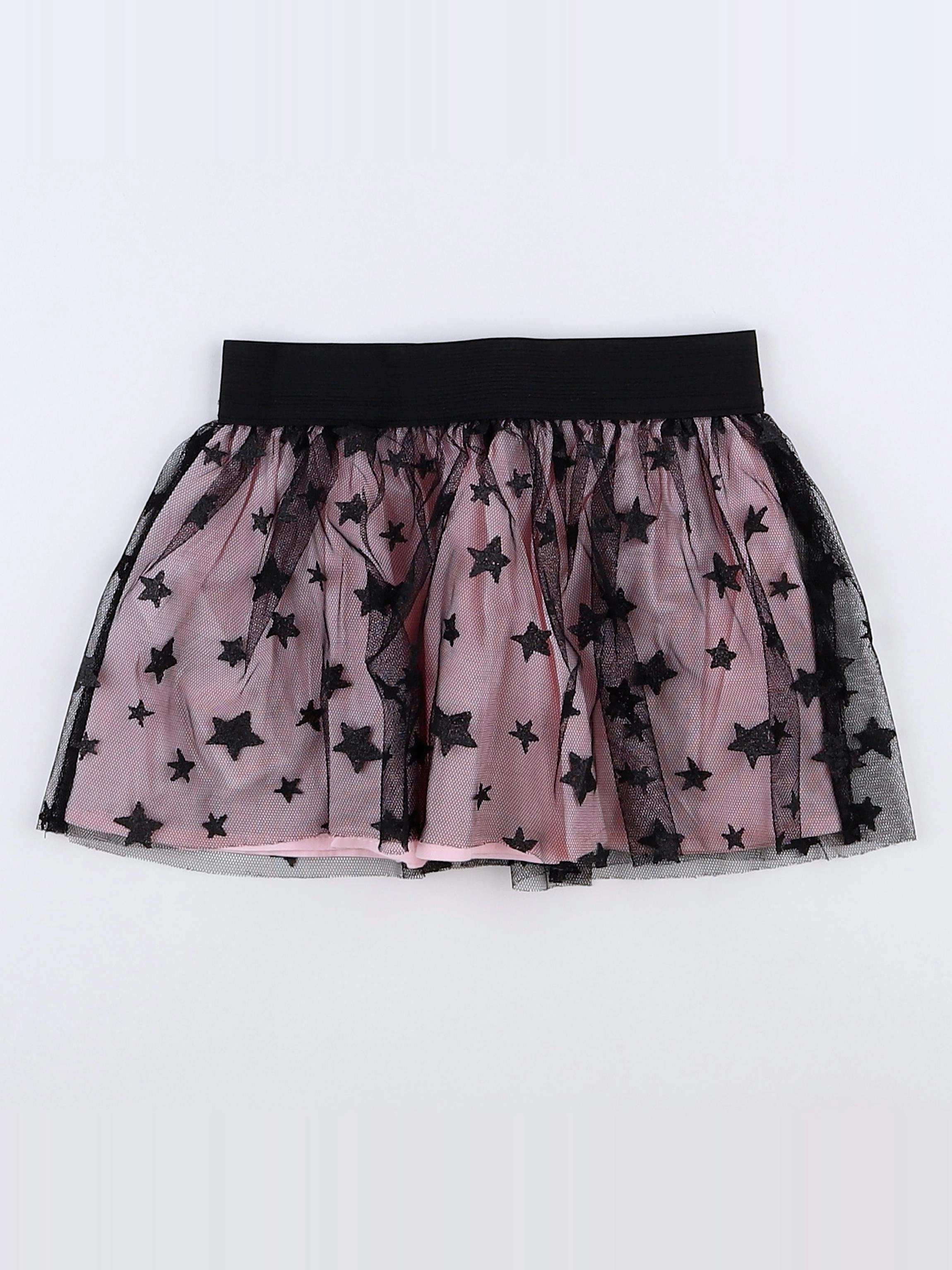 Tutto Piccolo - jupe rose, noir - 18 mois