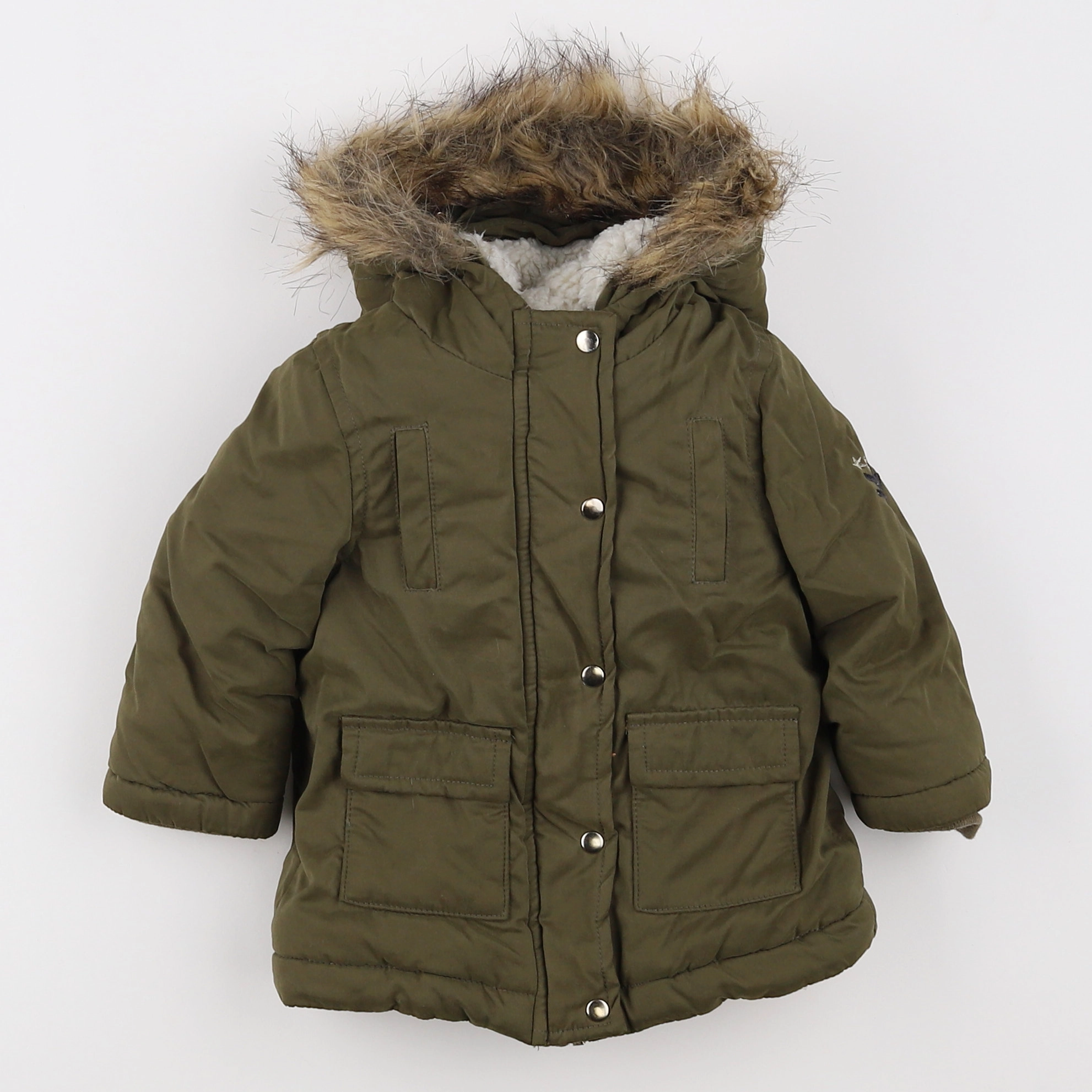 IKKS - parka vert - 12 mois