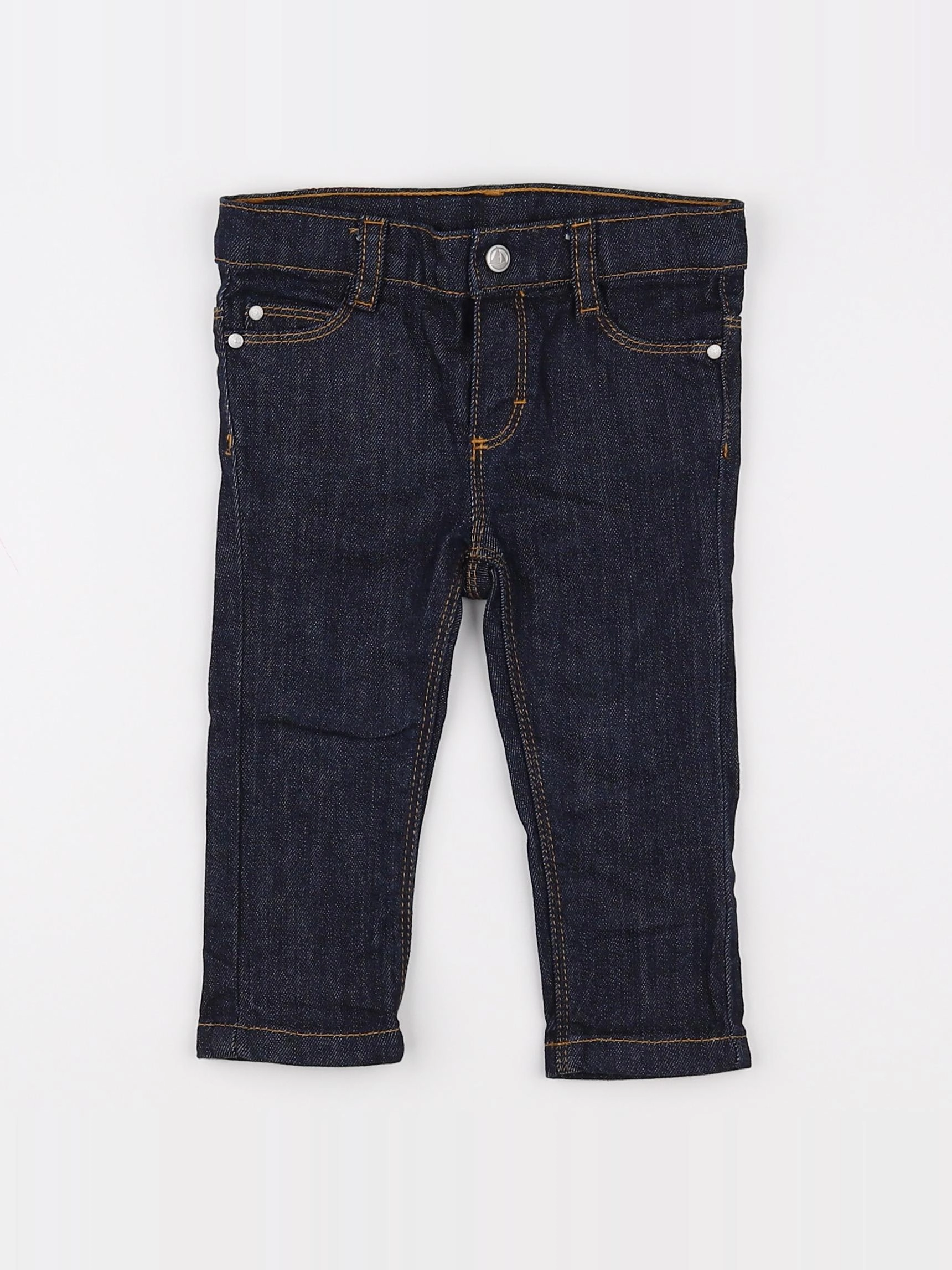 Petit Bateau - jean gris - 12 mois