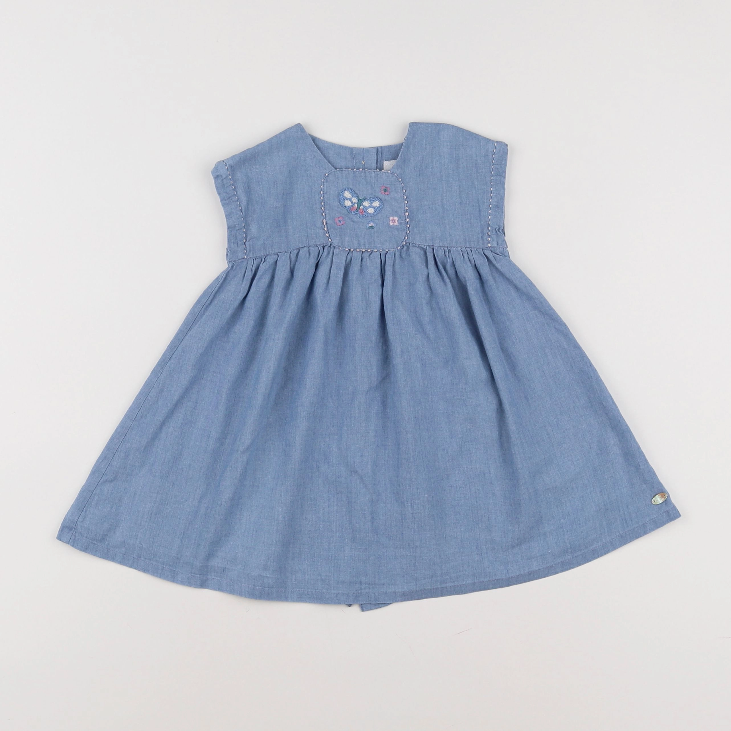 Cadet Rousselle - robe bleu - 18 mois