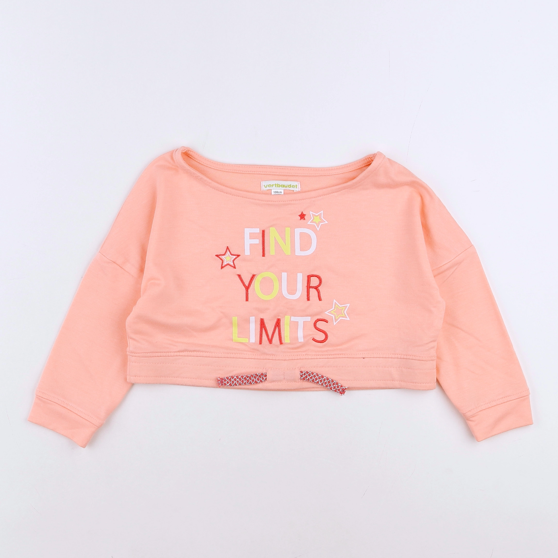 Vertbaudet - tee-shirt rose - 5 ans