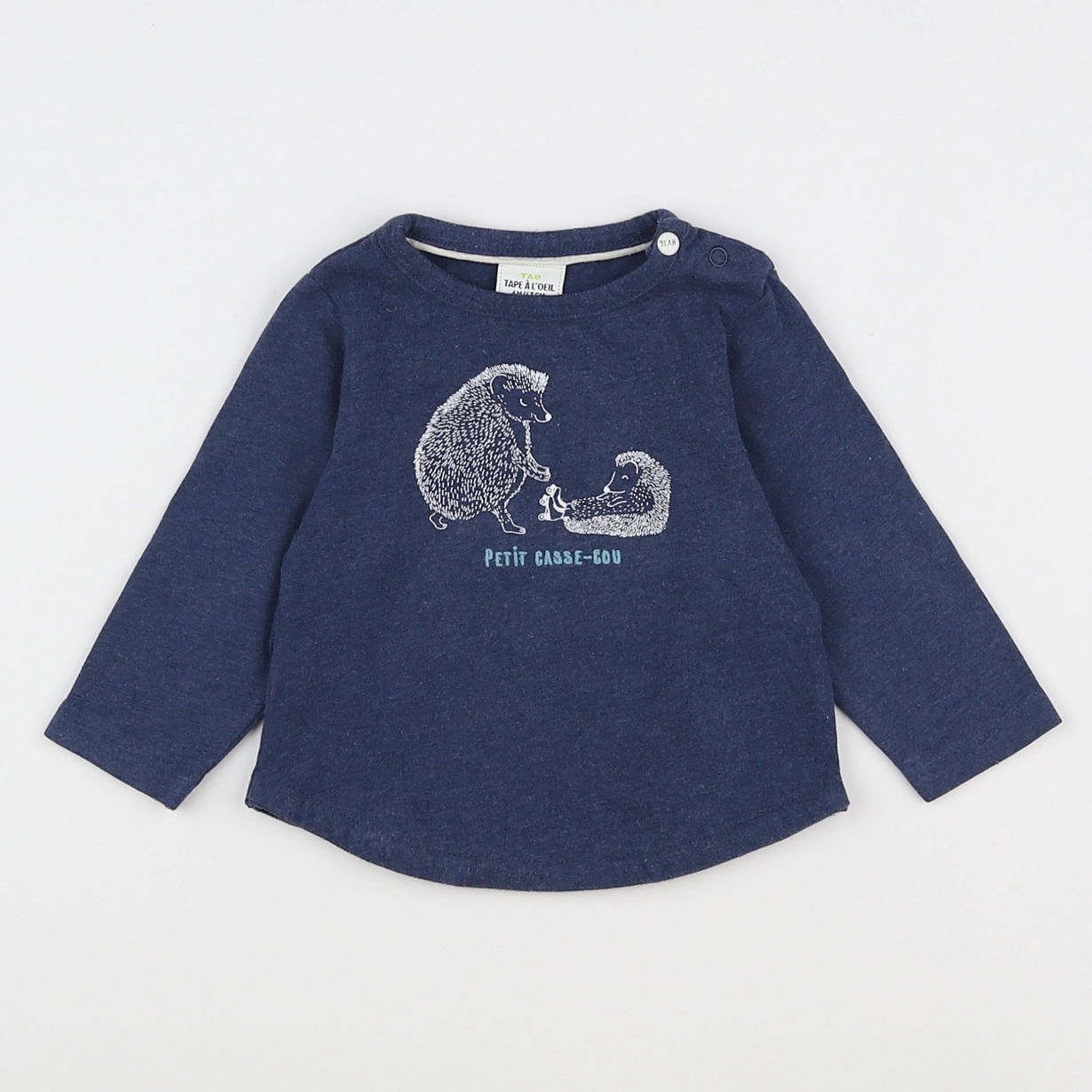 Tape à l'oeil - tee-shirt bleu - 6 mois