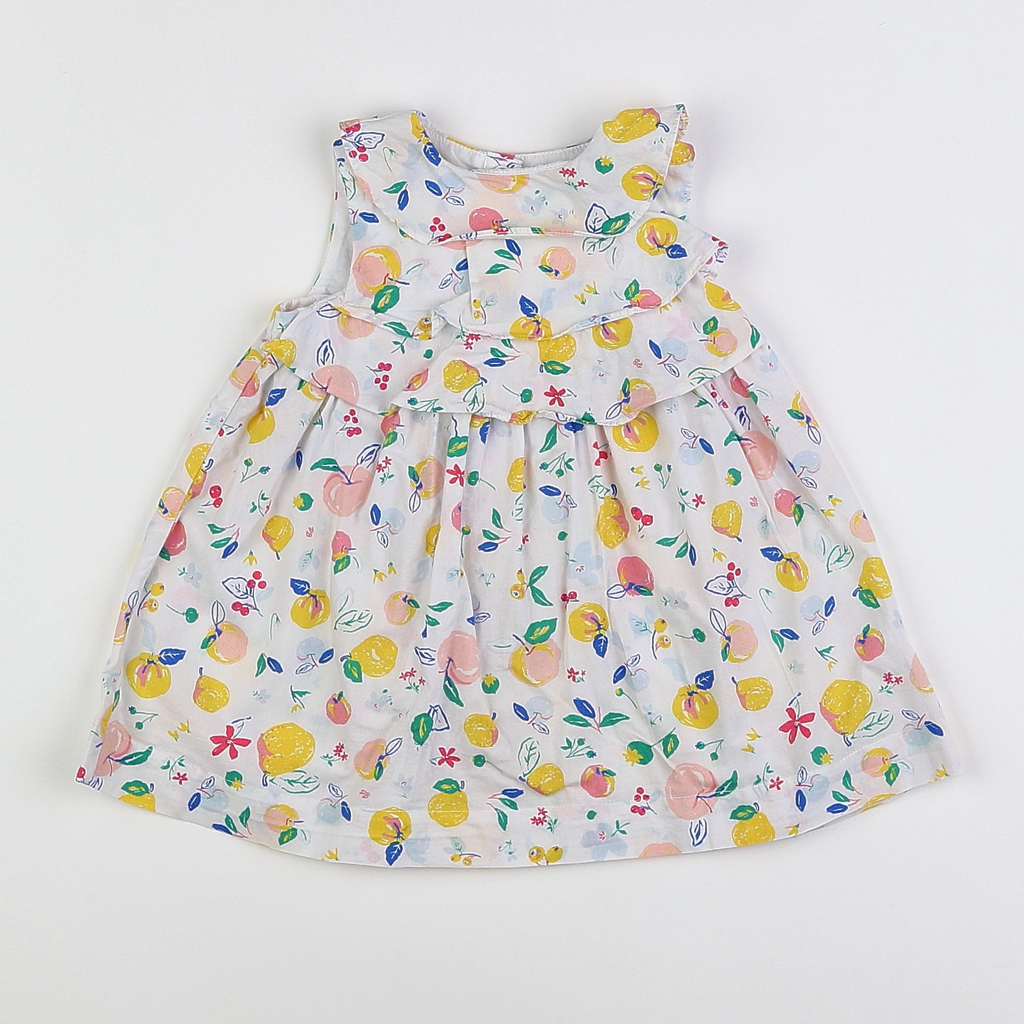 Petit Bateau - robe multicolore - 6 mois
