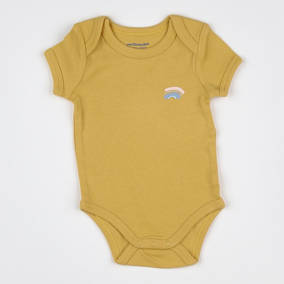 Vertbaudet - body jaune - 3 mois