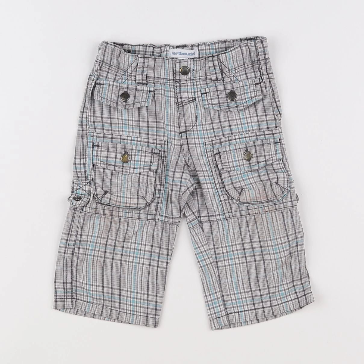 Vertbaudet - pantalon gris - 9 mois