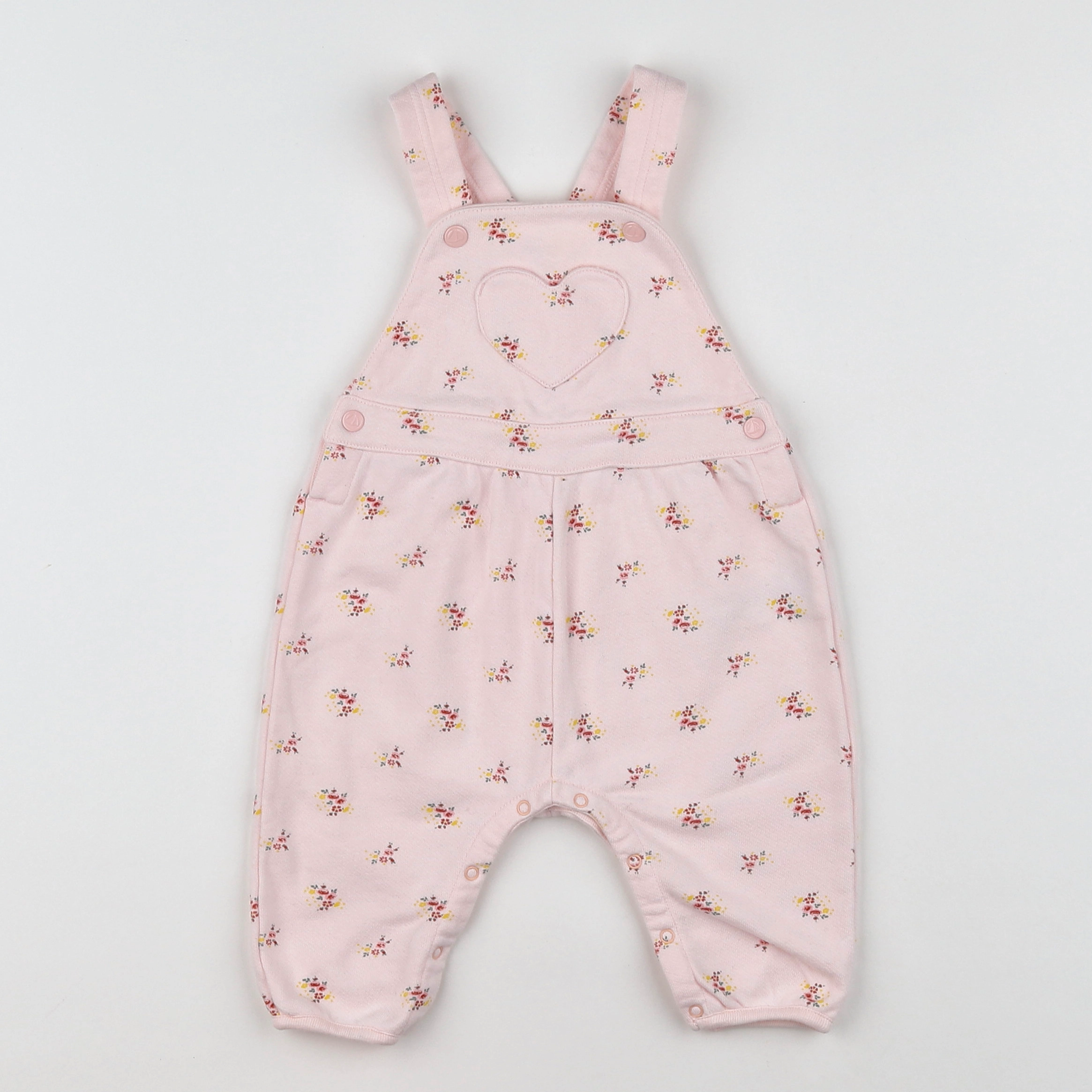 Petit Bateau - salopette rose - 6 mois