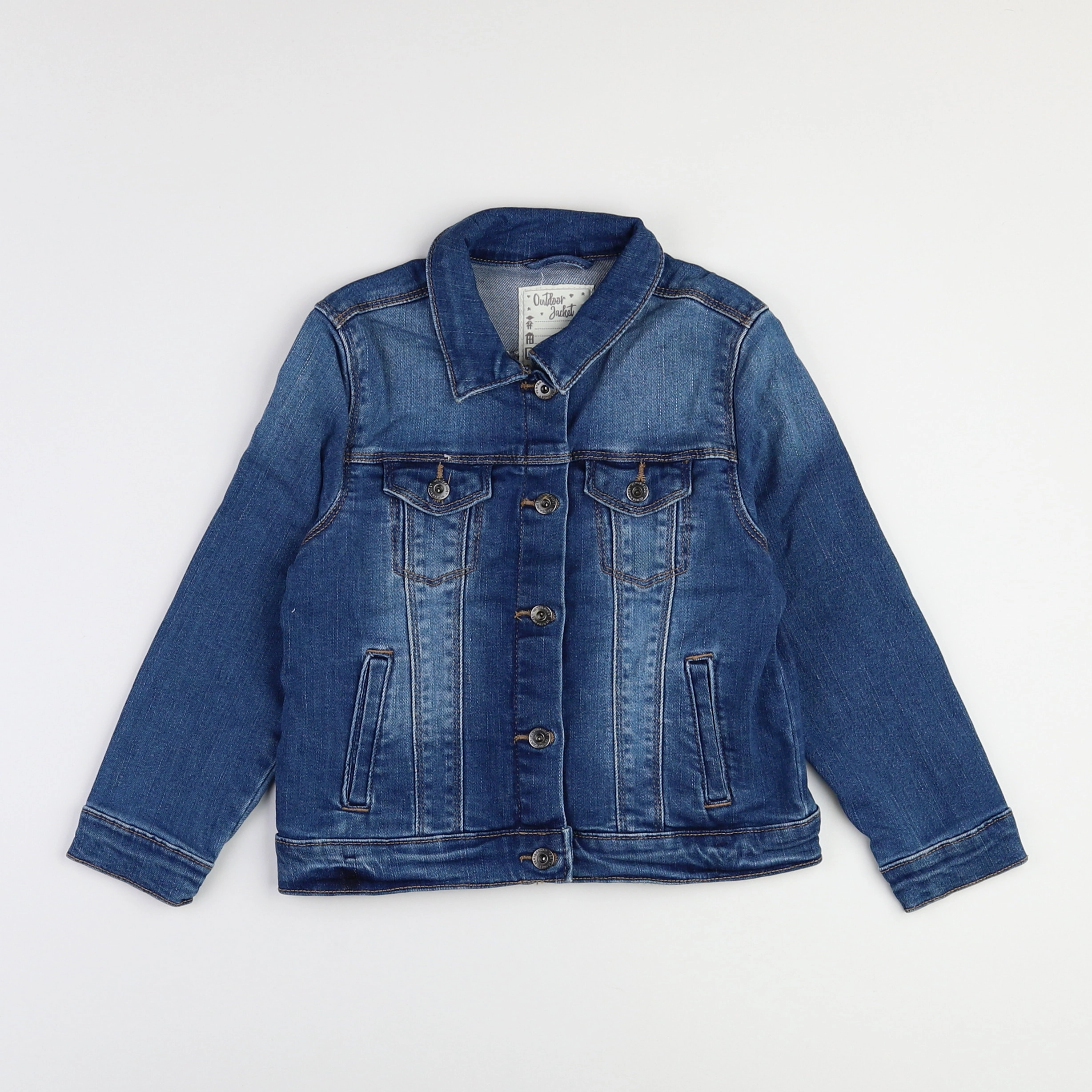 Vertbaudet - veste bleu - 6 ans