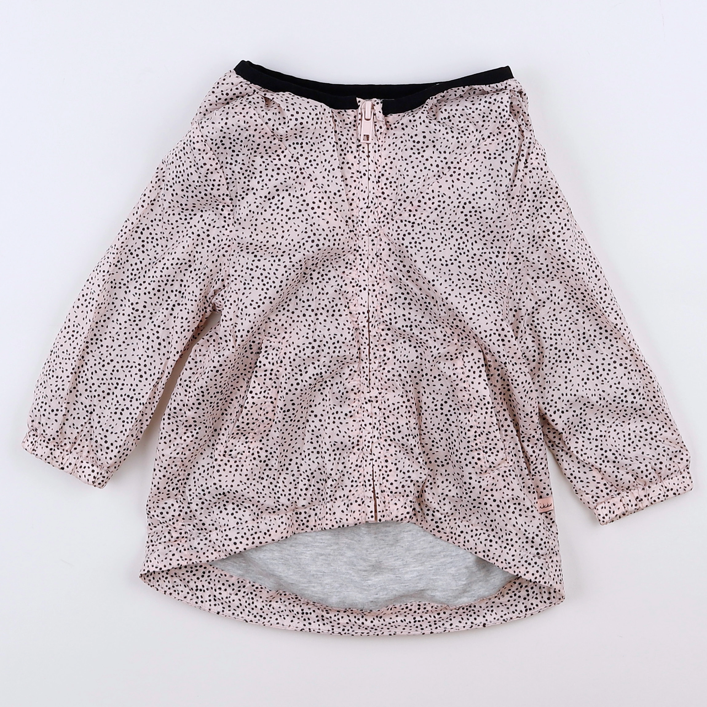 IKKS - imperméable gris, rose - 12 mois