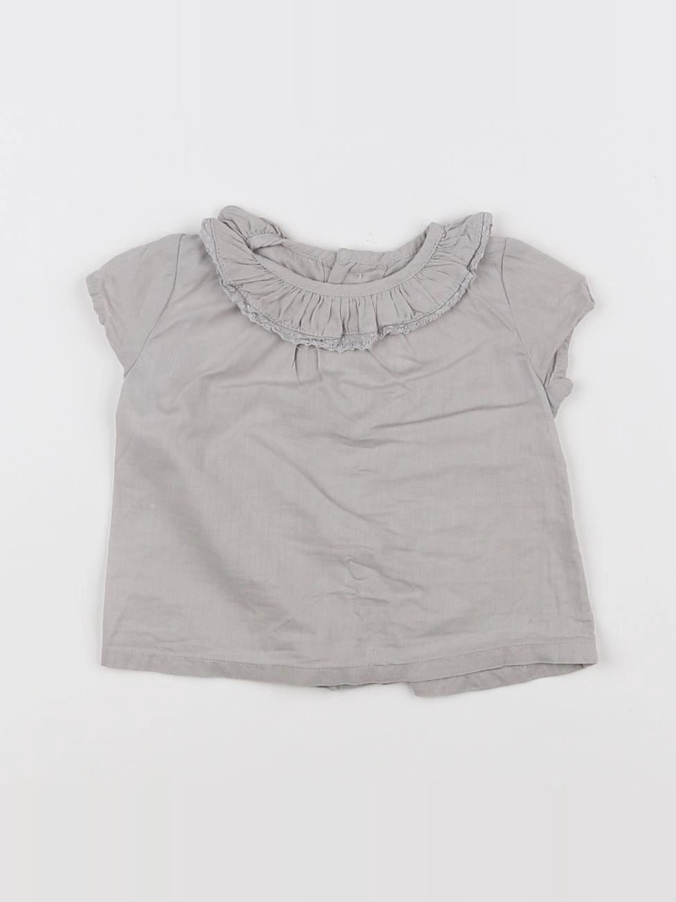 Neck & Neck - blouse taupe - 3/6 mois