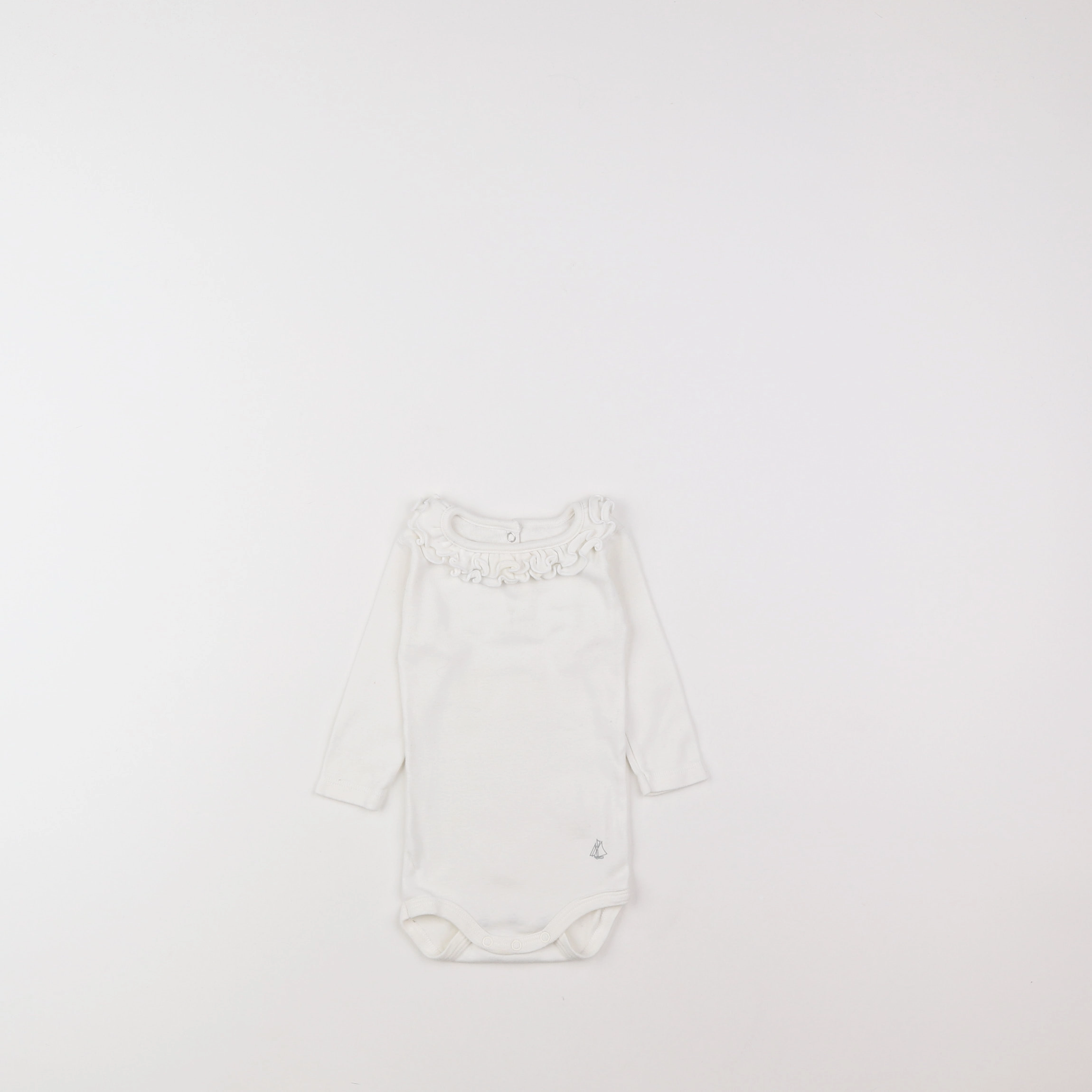Petit Bateau - body vetement blanc - 3 mois