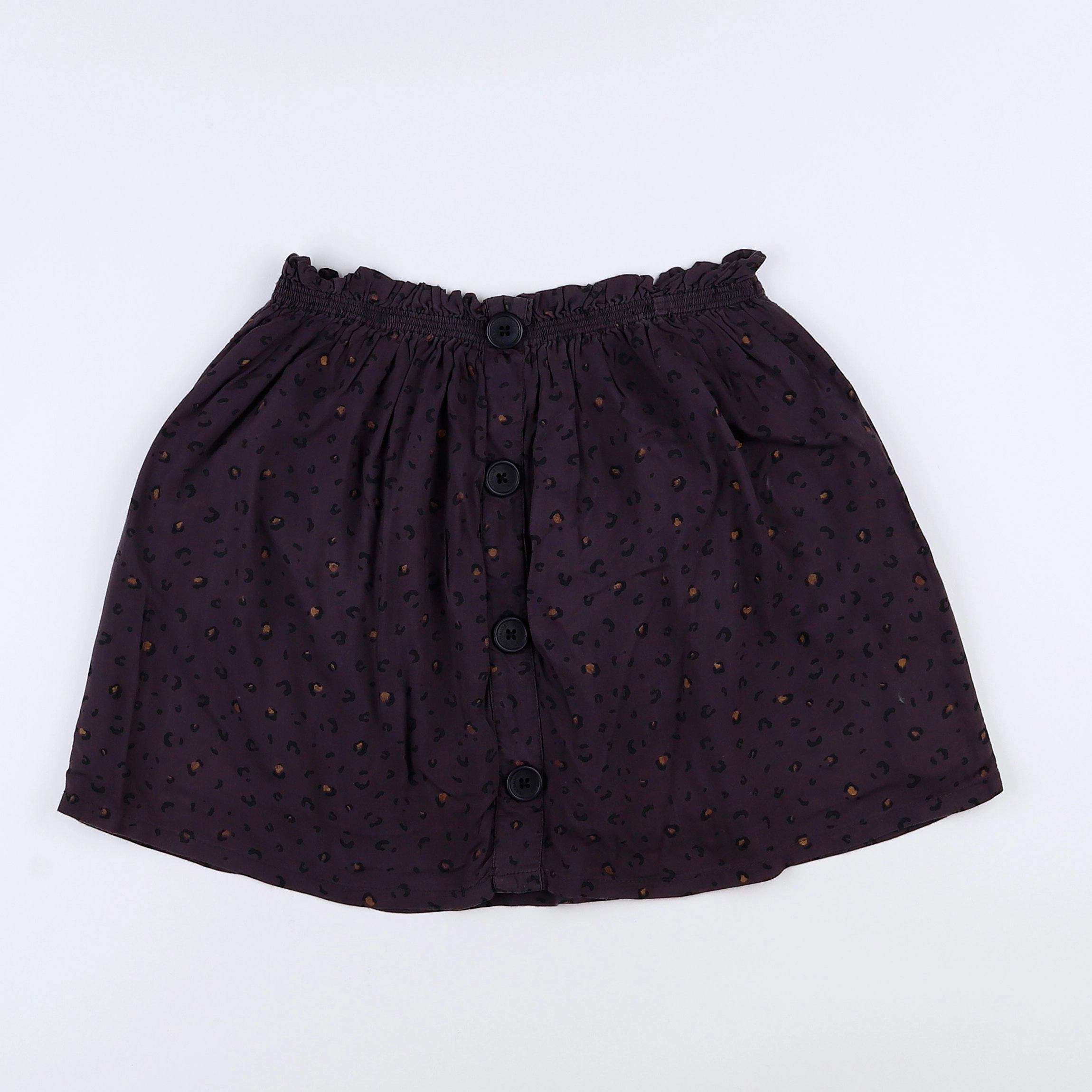 Vertbaudet - jupe marron - 8 ans