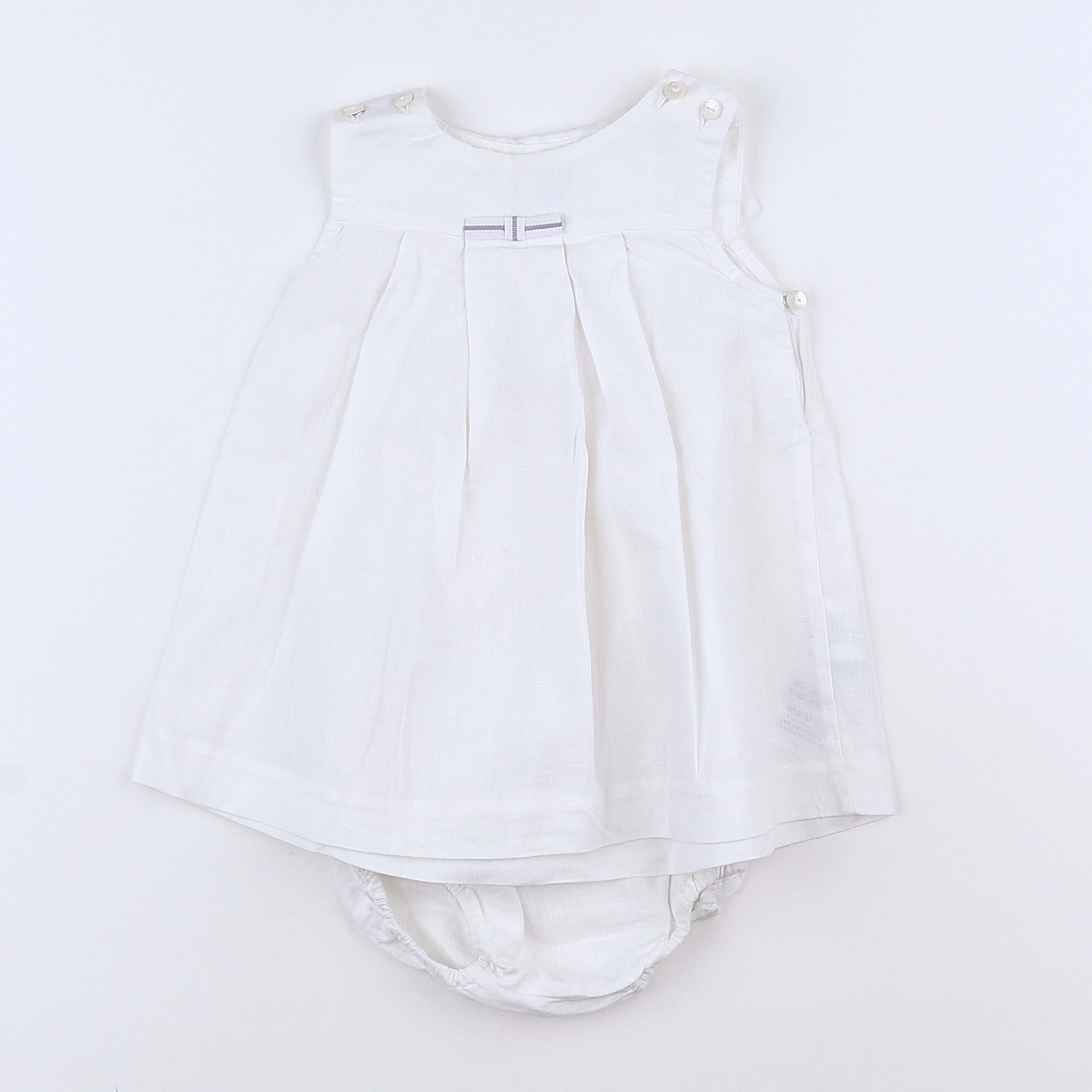 Jacadi - robe blanc - 12 mois