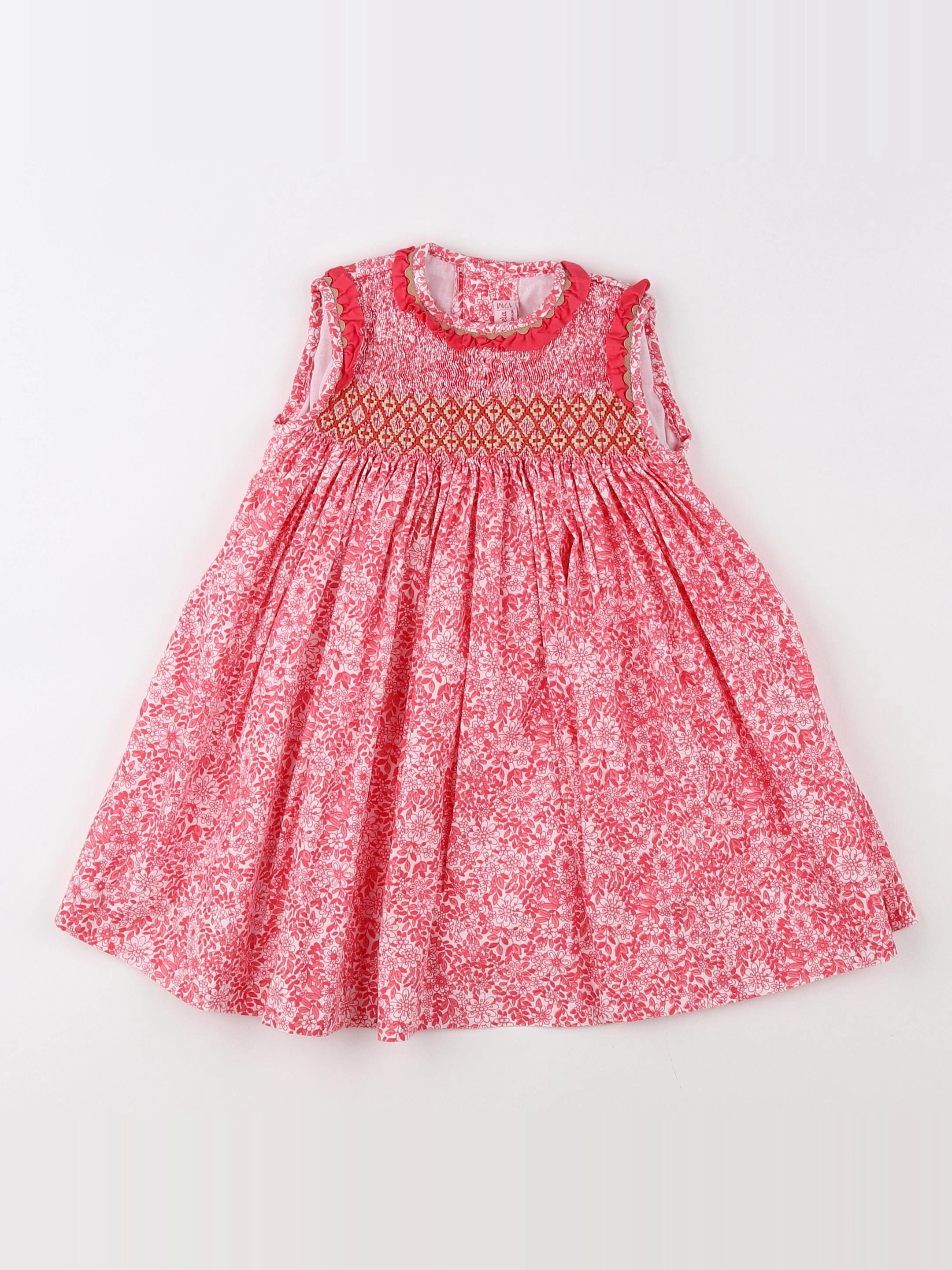 La Coqueta - robe rose - 12 mois