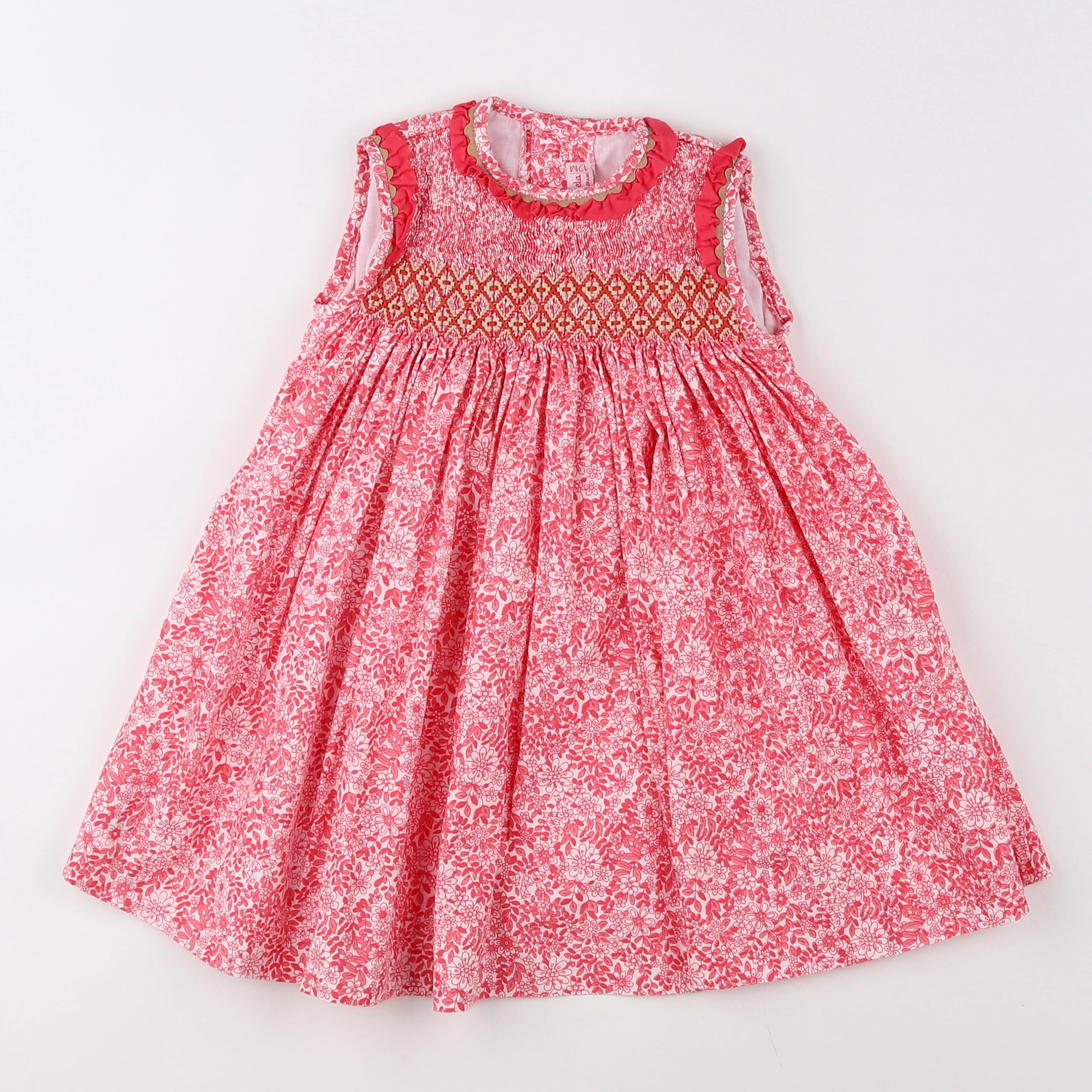 La Coqueta - robe rose - 12 mois