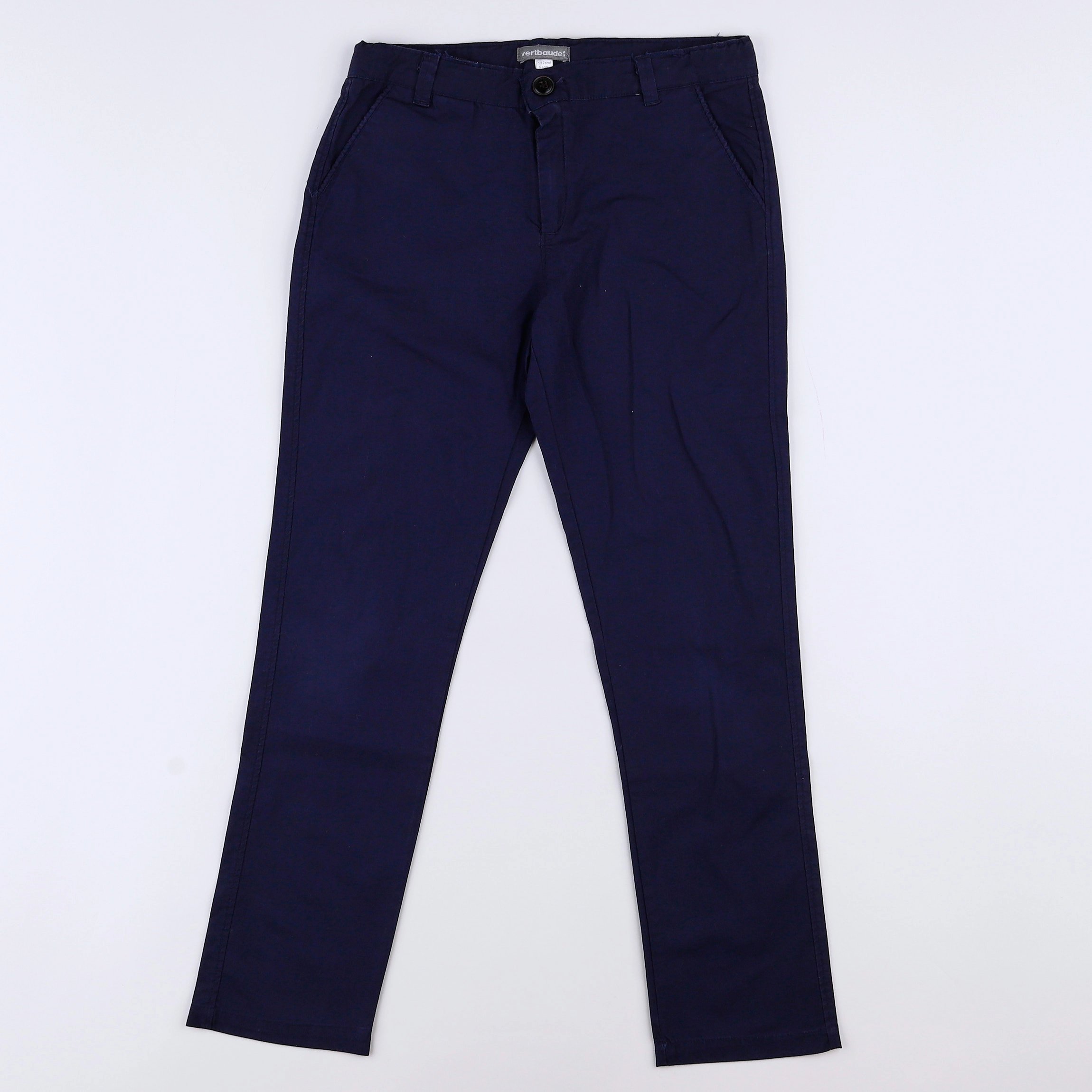 Vertbaudet - pantalon bleu - 9 ans