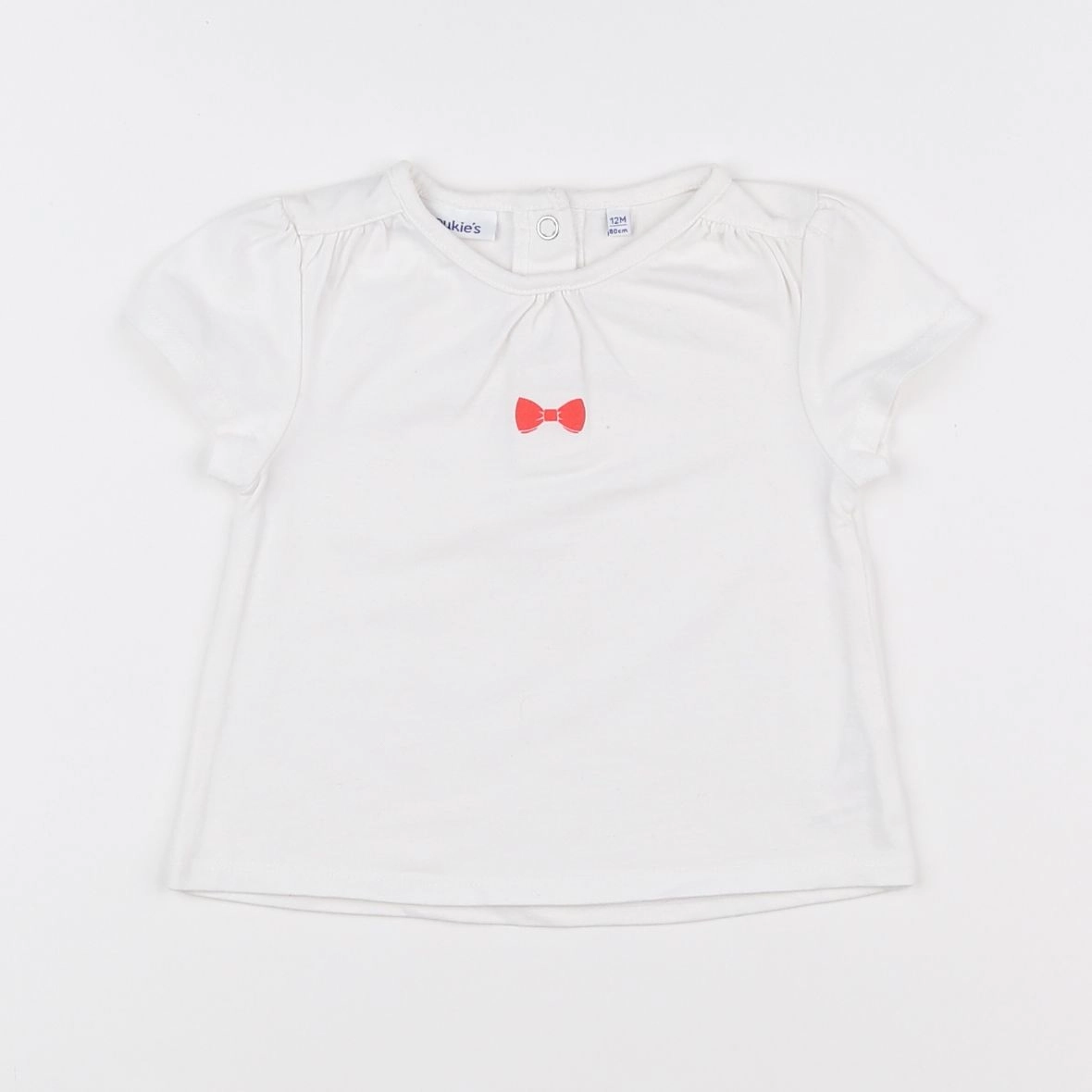 Noukie's - tee-shirt blanc - 12 mois