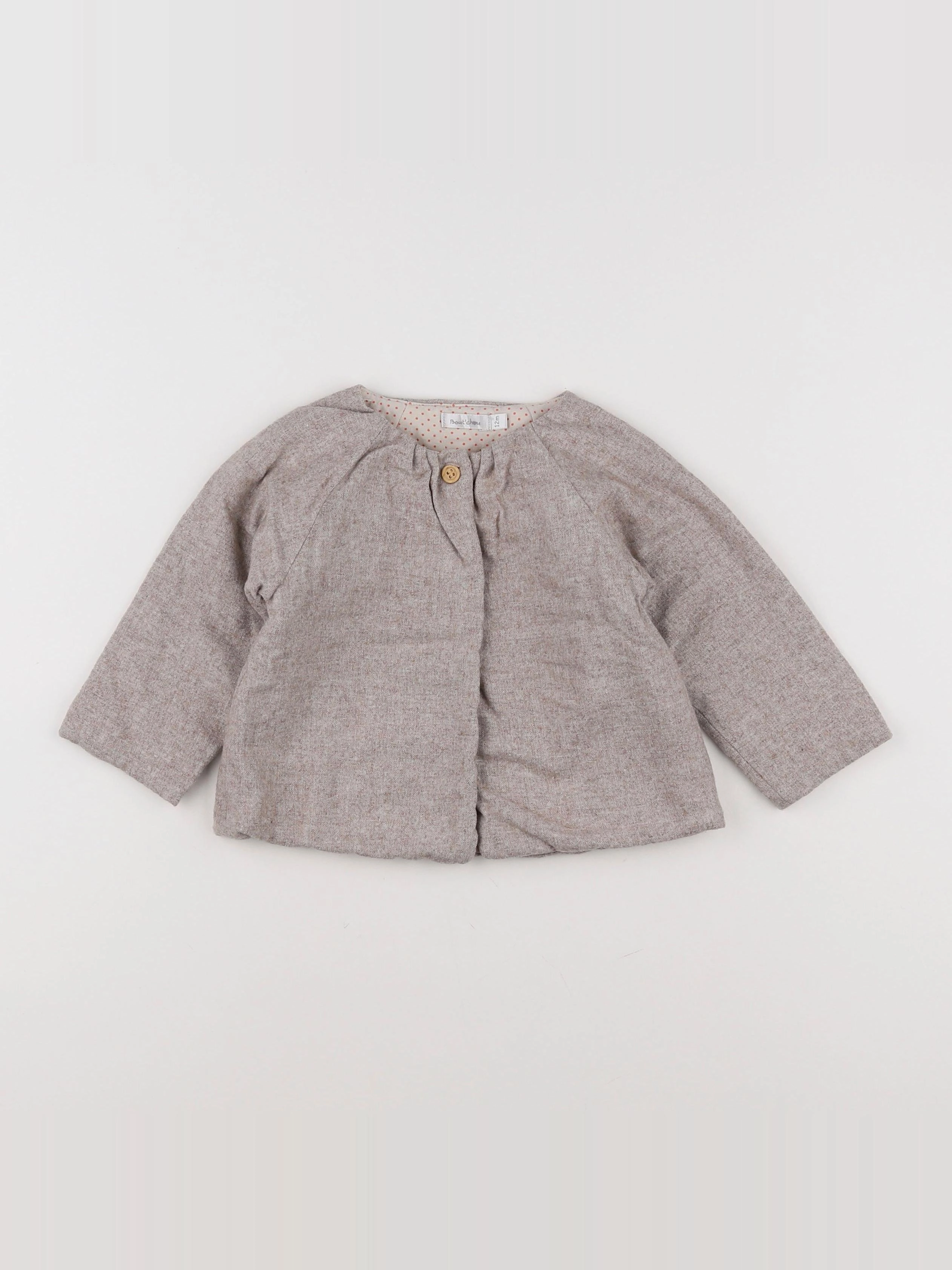 Boutchou - veste beige - 12 mois