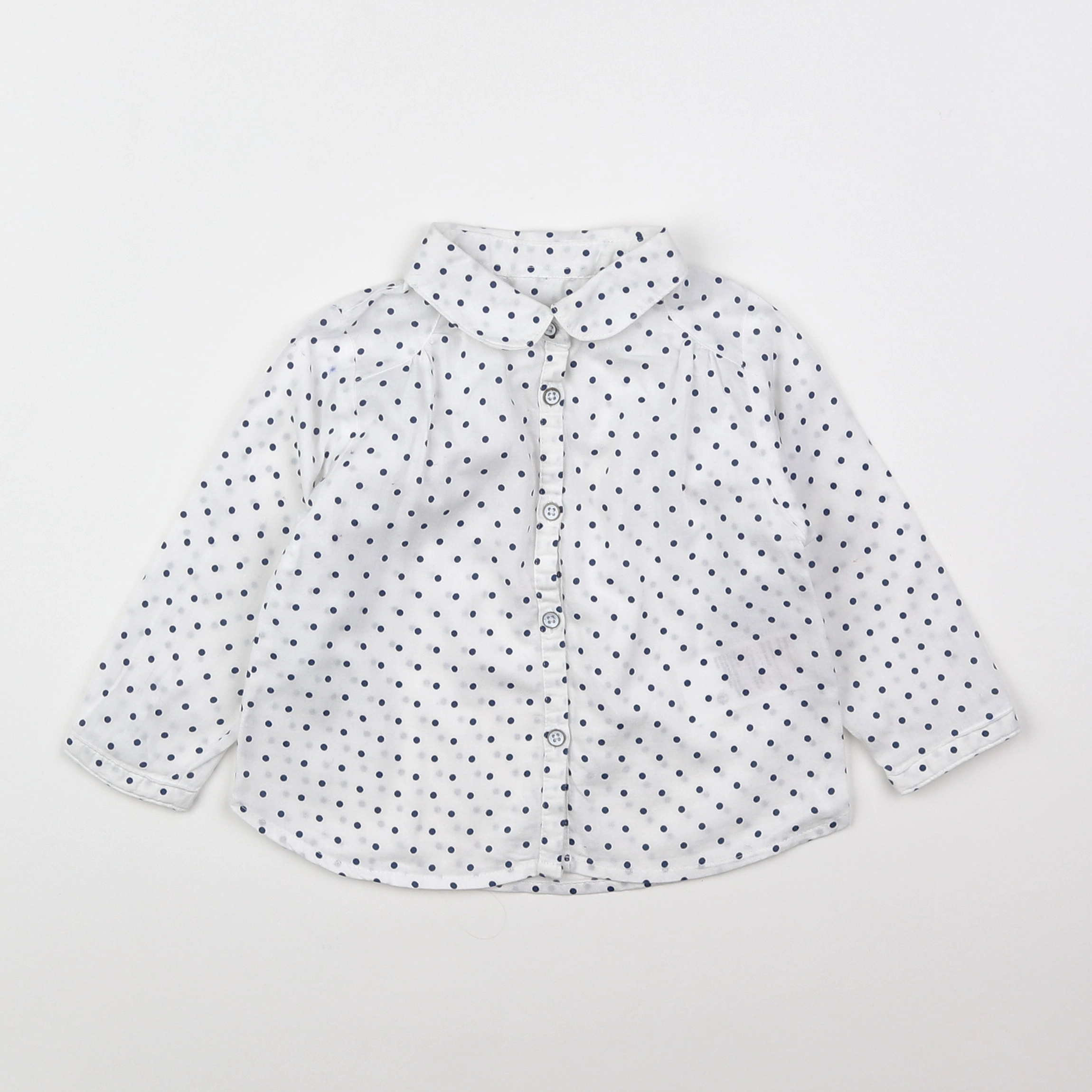Vertbaudet - chemise blanc - 12 mois